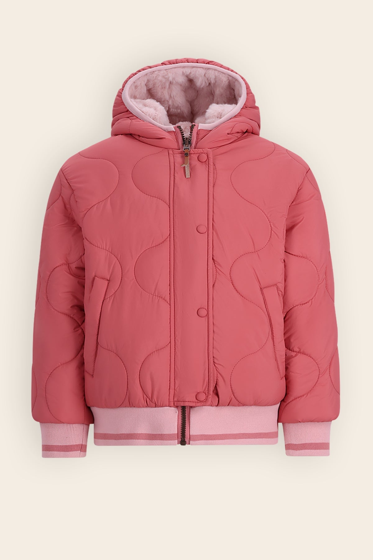 NoNo Bomby Reversible Bomberjas Roze