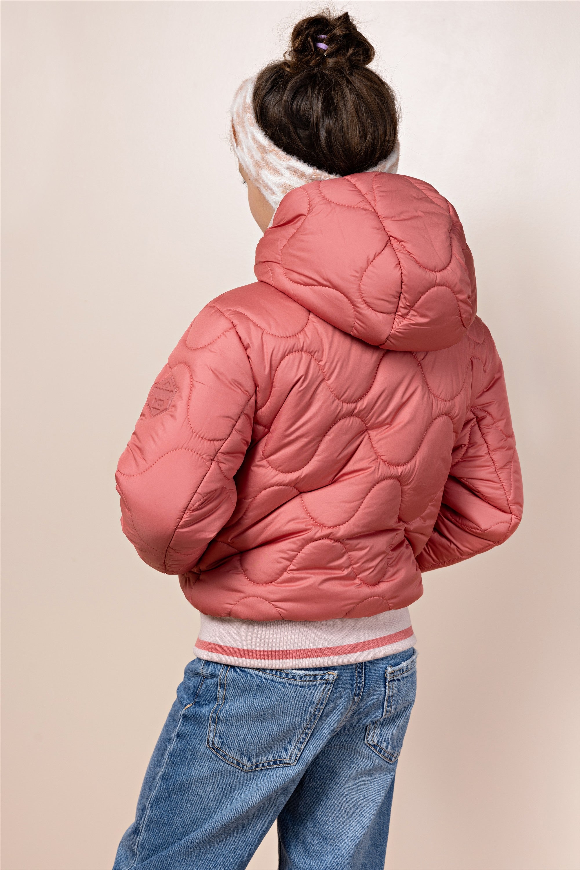 NoNo Bomby Reversible Bomberjas Roze