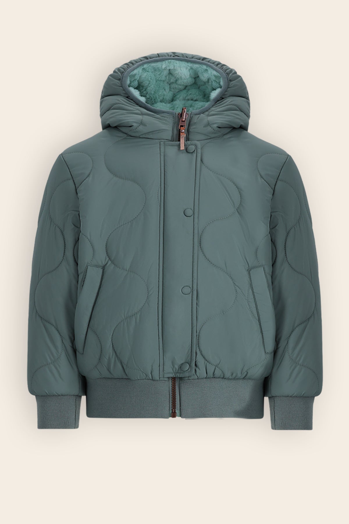 NoNo Bomby Reversible Bomberjas Groen