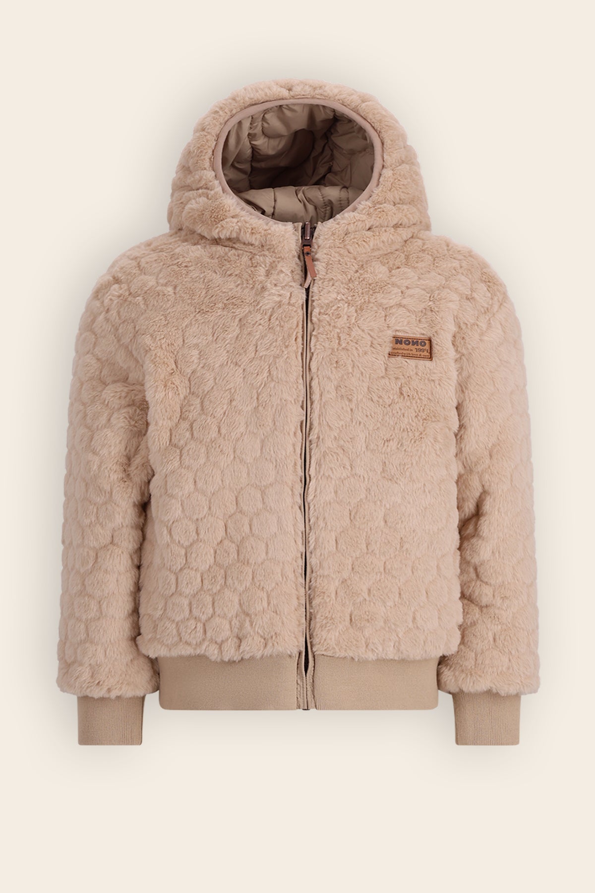 NoNo Bomby Reversible Bomberjas Beige