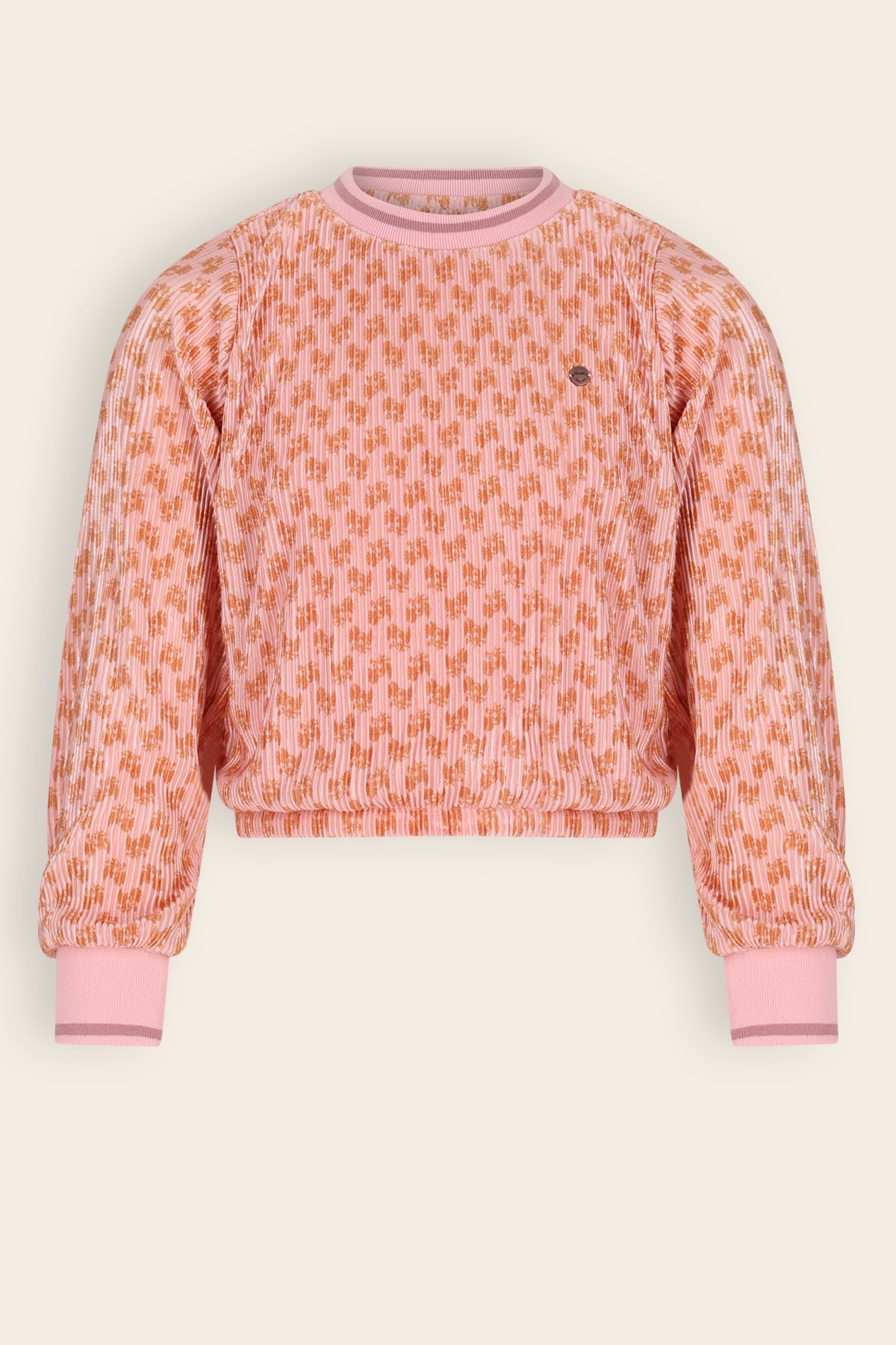 NoNo Temmy Plissee Blouse Roze