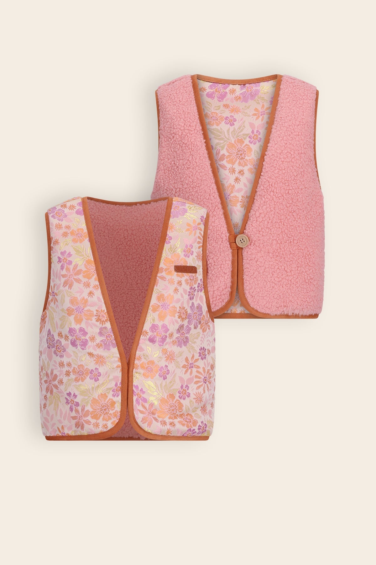 NoNo Kadi Reversible Gilet Oranje