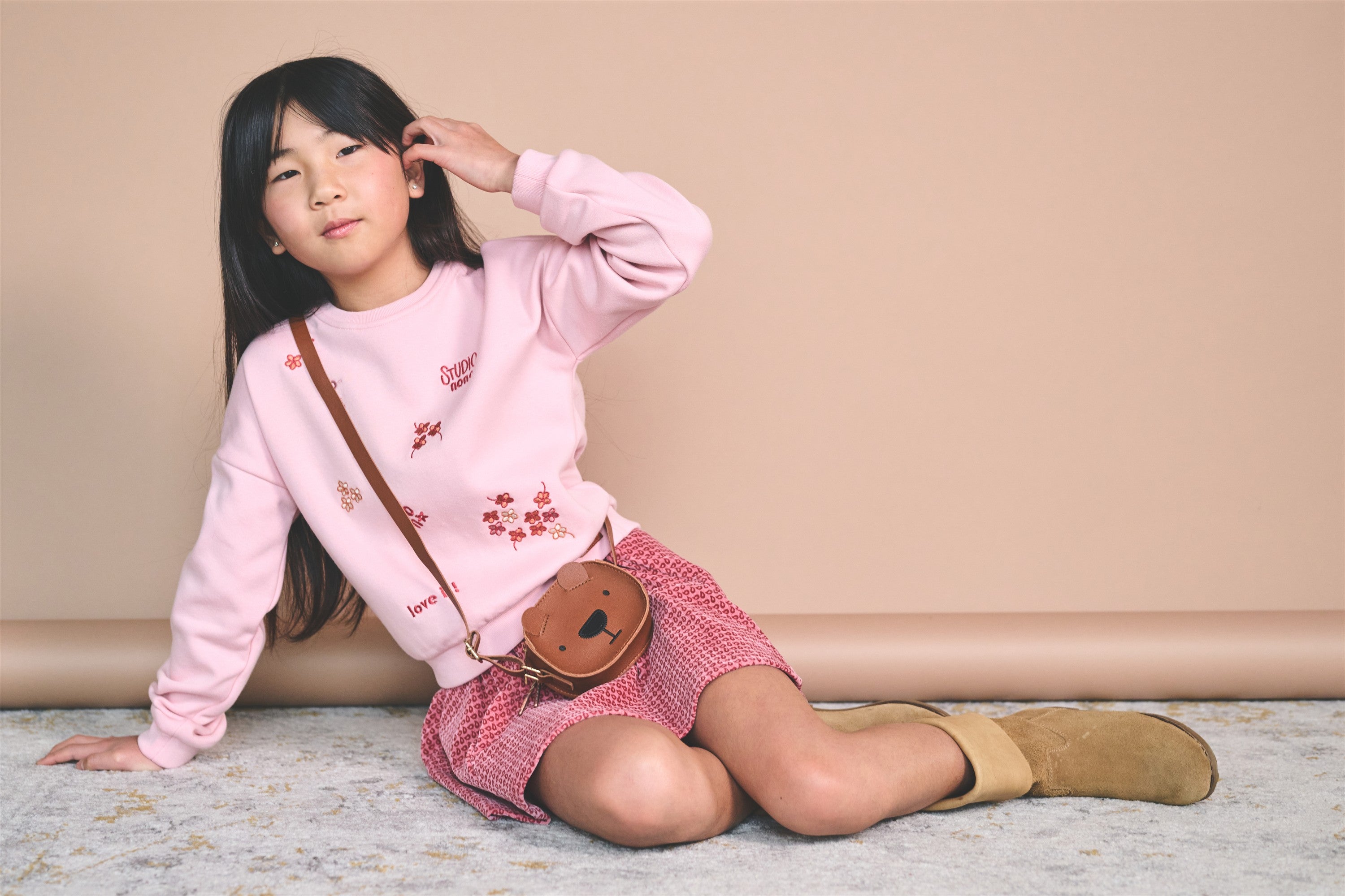 NoNo Konono Zachte Sweater Roze