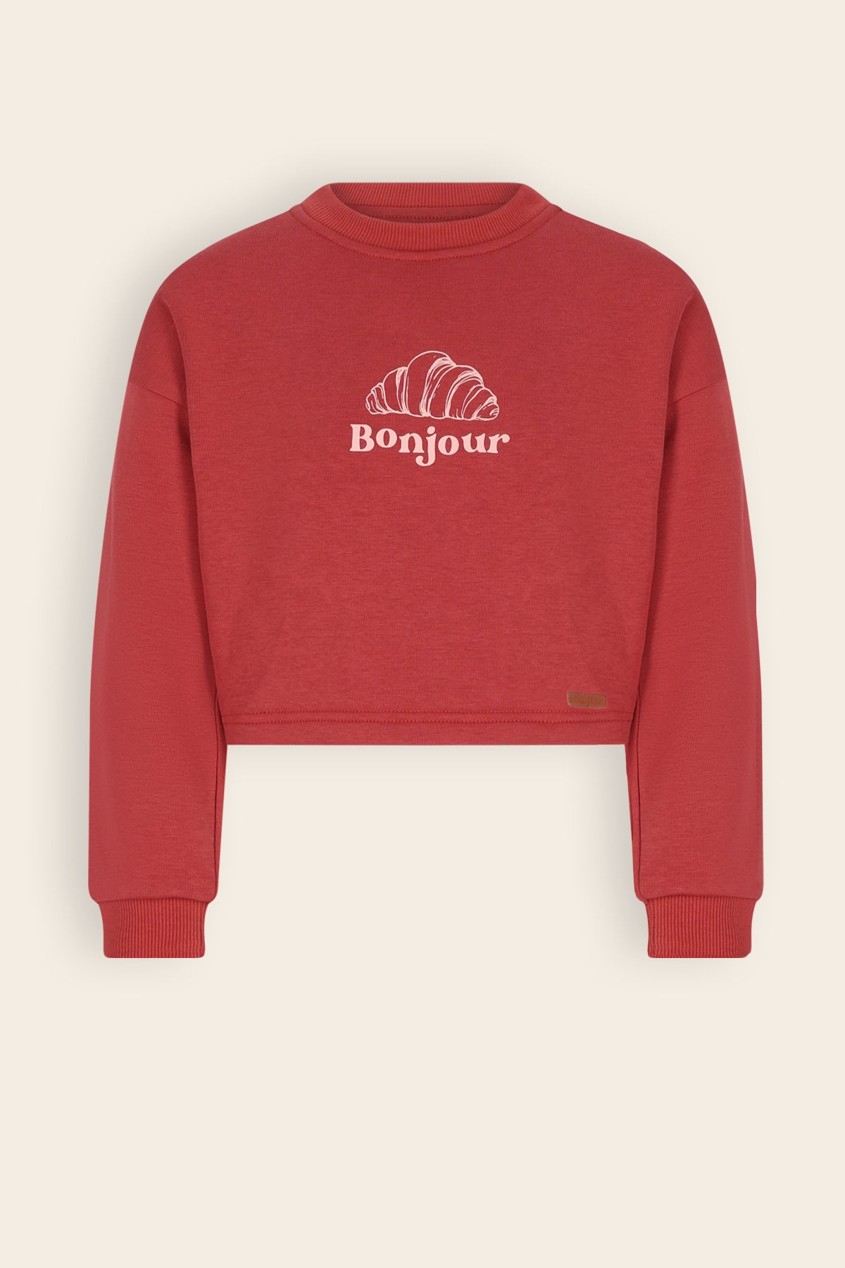 NoNo Kuya Cropped Sweater Rood