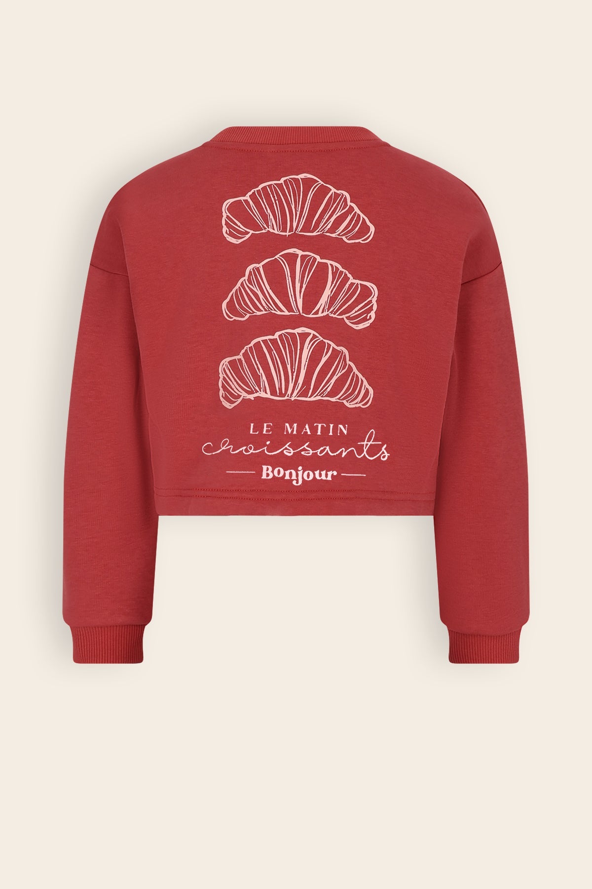NoNo Kuya Cropped Sweater Rood