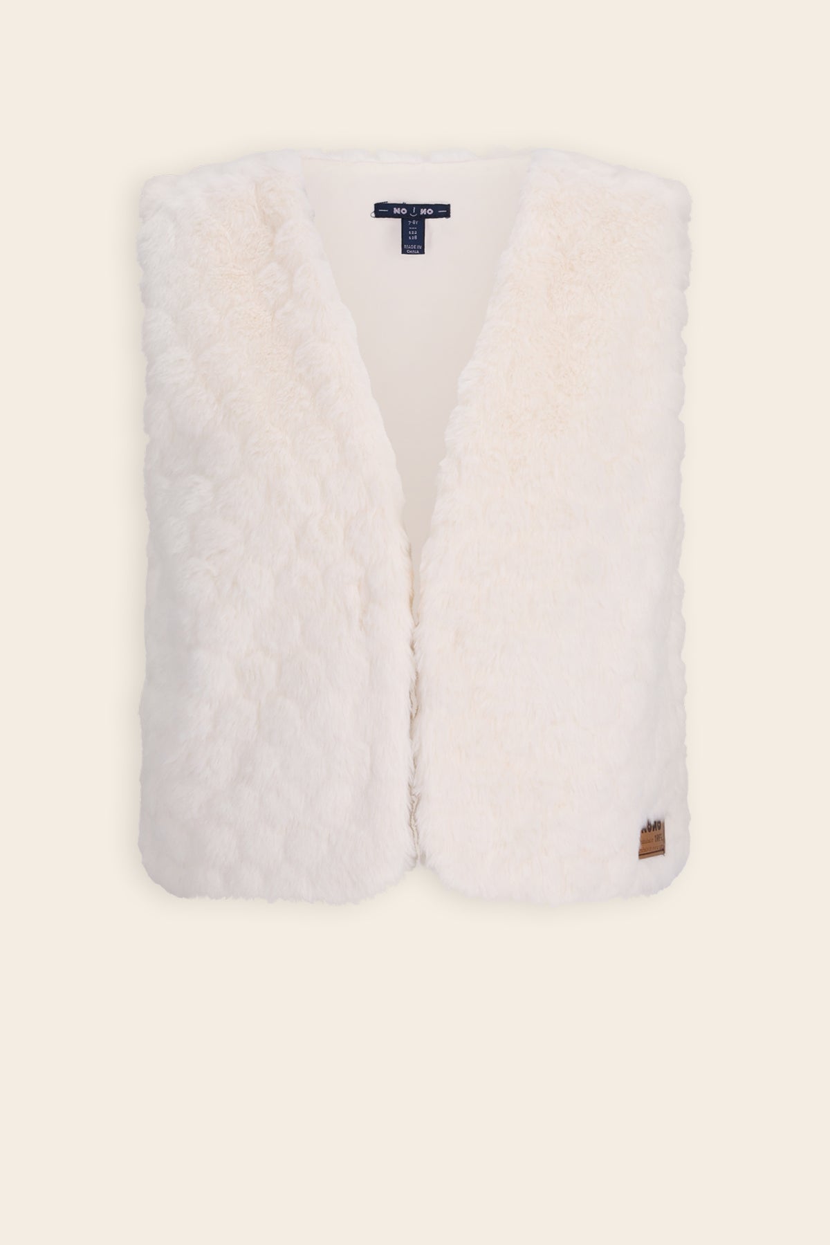 NoNo Kath Bont Gilet Ivoor Wit
