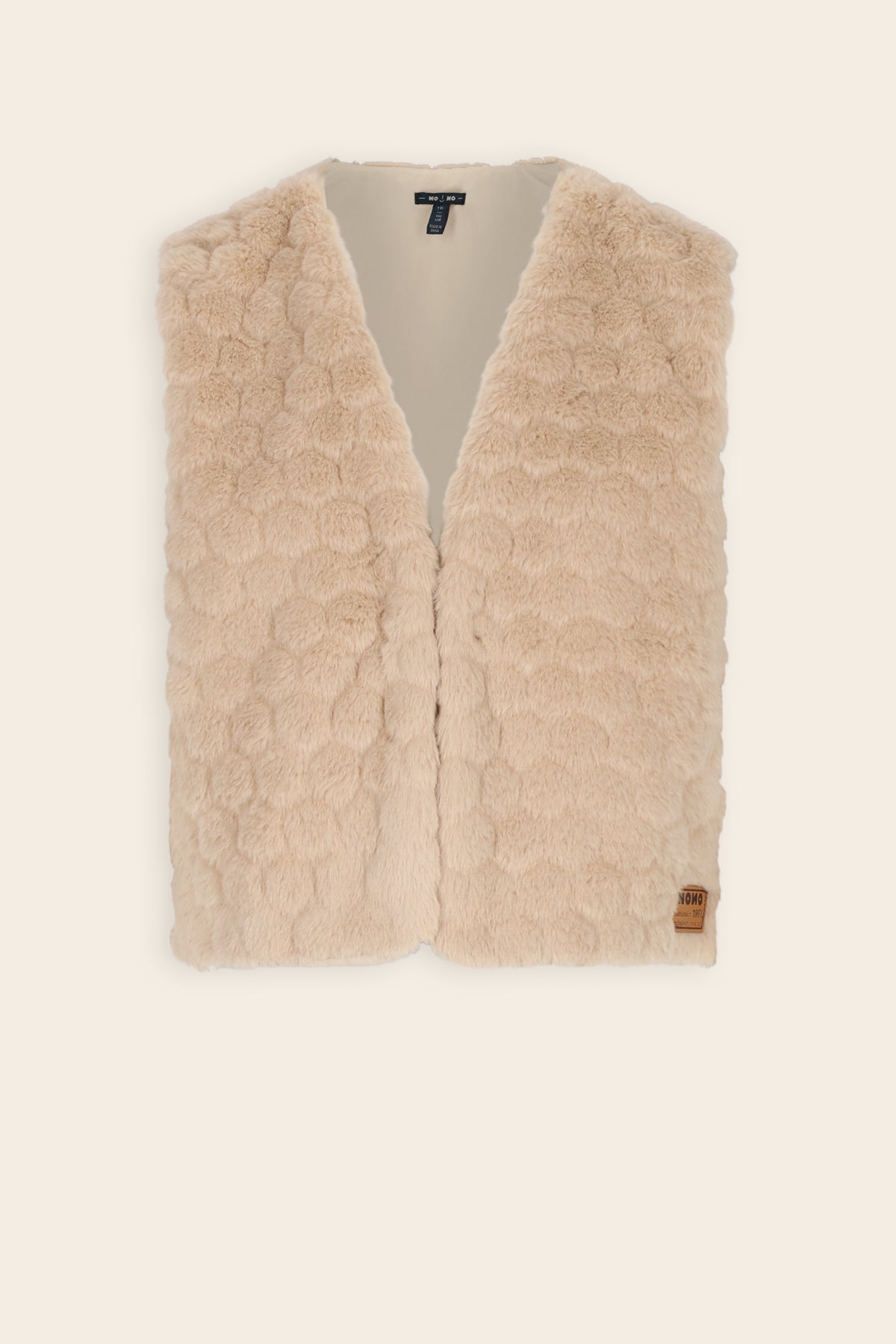 NoNo Kath Bont Gilet Zand