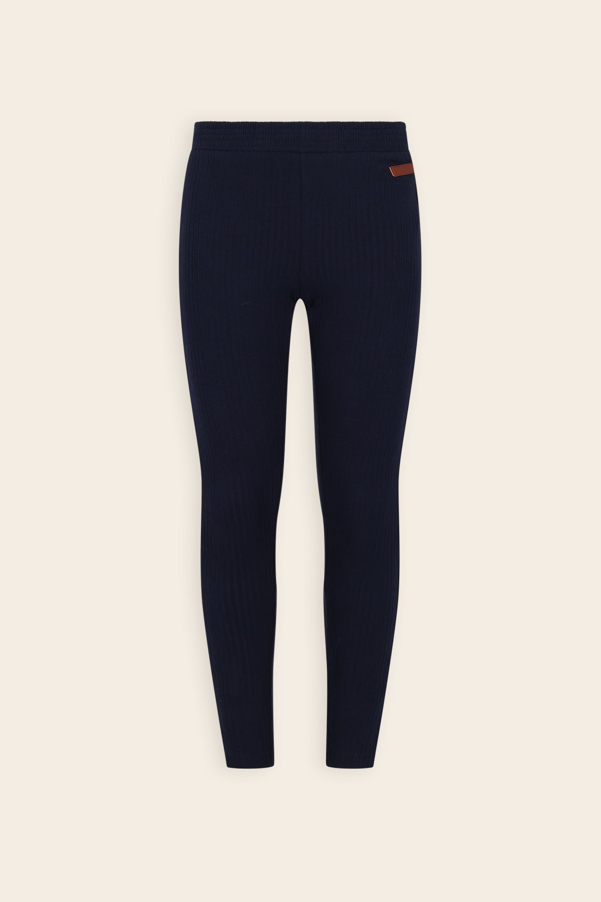 NoNo Sole Rib Jersey Legging Donkerblauw