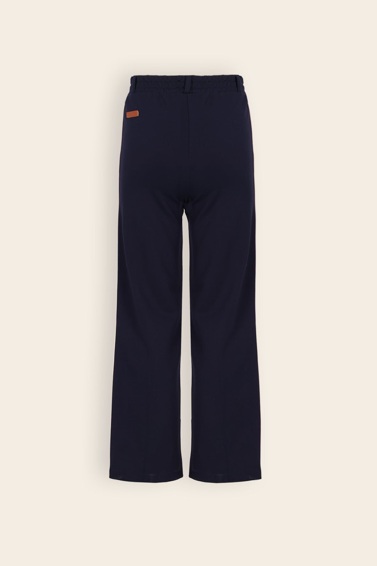 NoNo Sayla Wijde Broek Interlock Donkerblauw