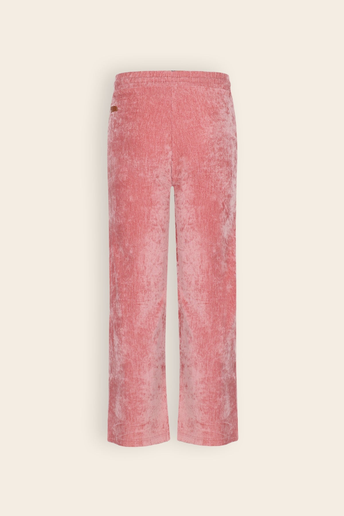 NoNo Sayla Wijde Broek Velvet Roze