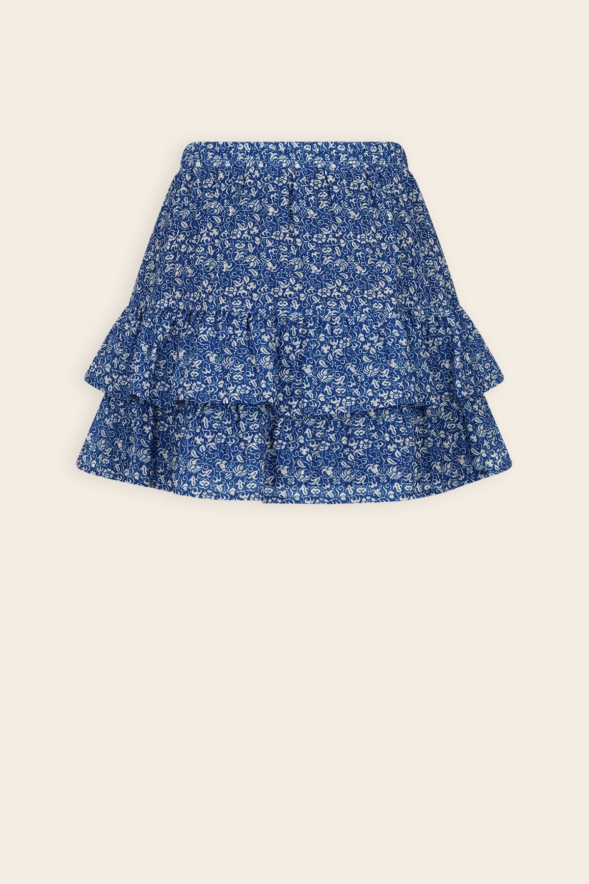 NoNo Naia Rok Japanse Bloemenprint Blauw