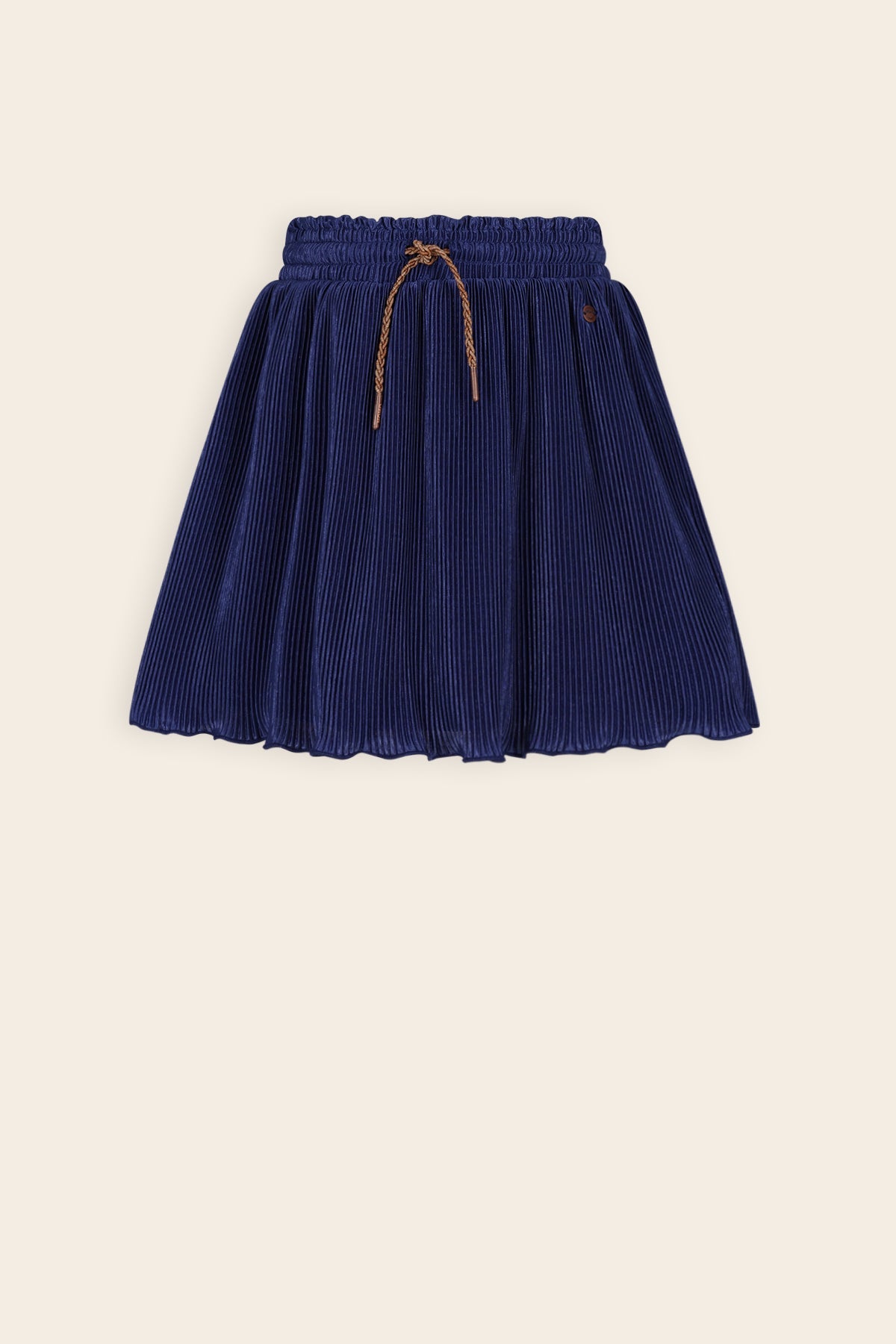 NoNo Nele Plissee Rok Blauw