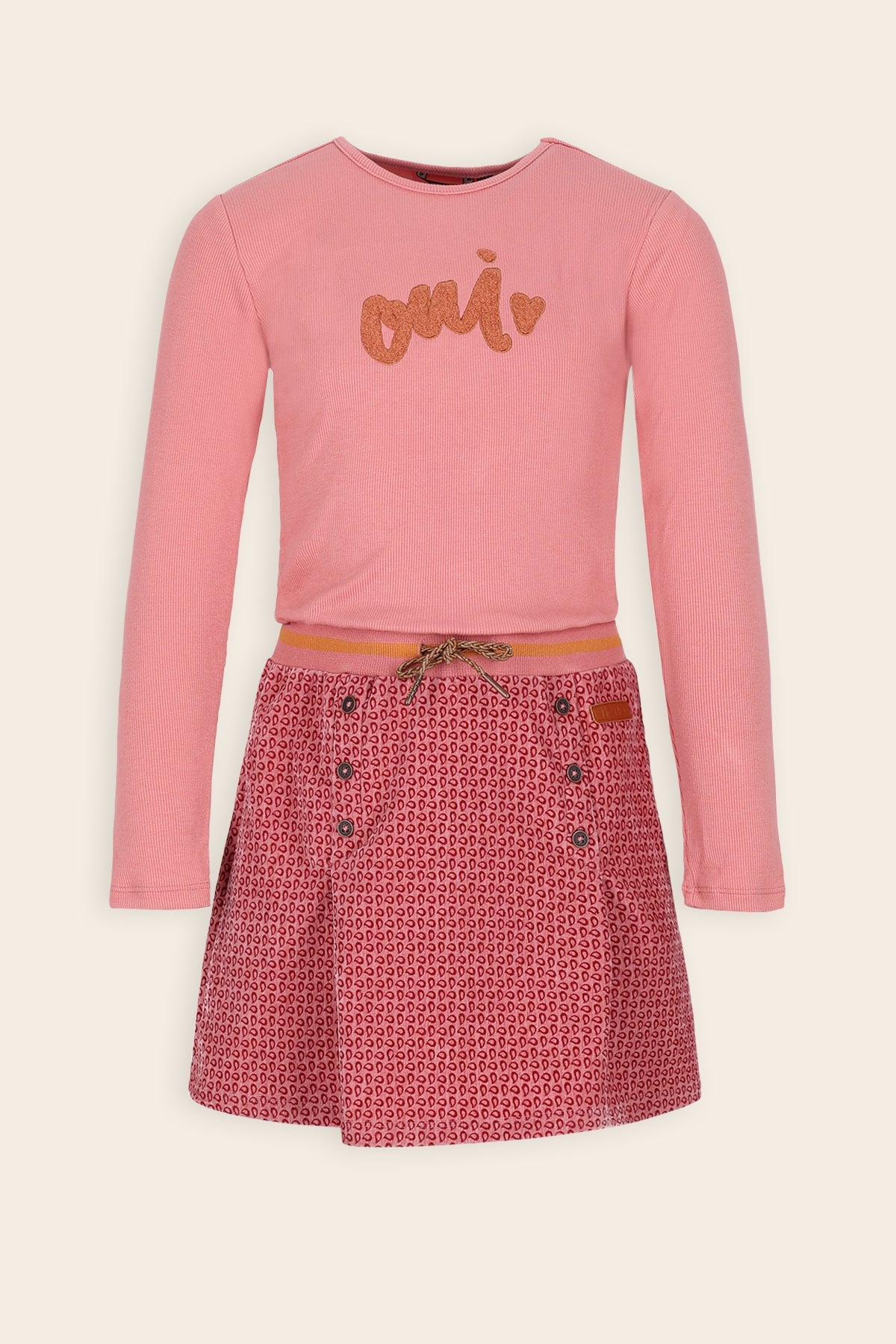 NoNo Moss Combi Jurk Roze