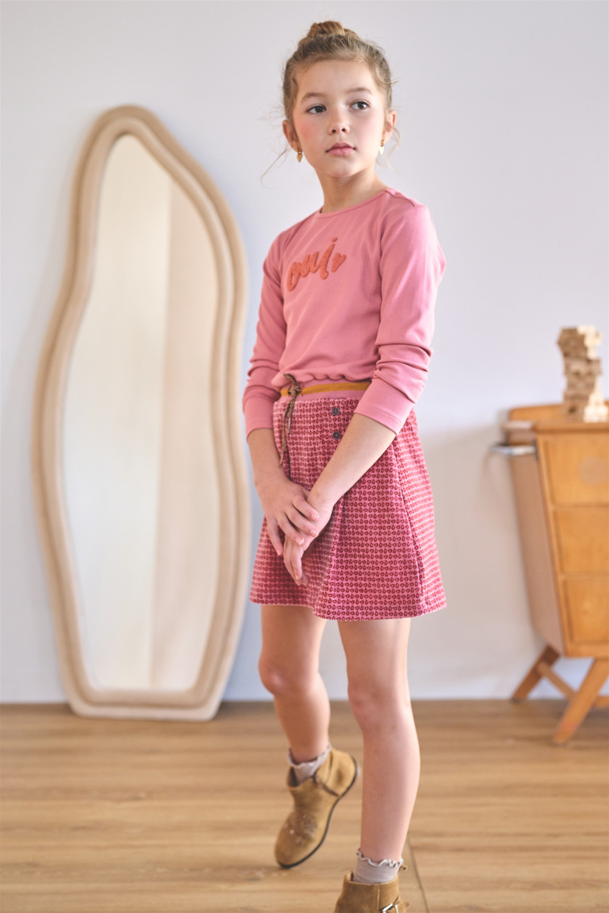NoNo Moss Combi Jurk Roze