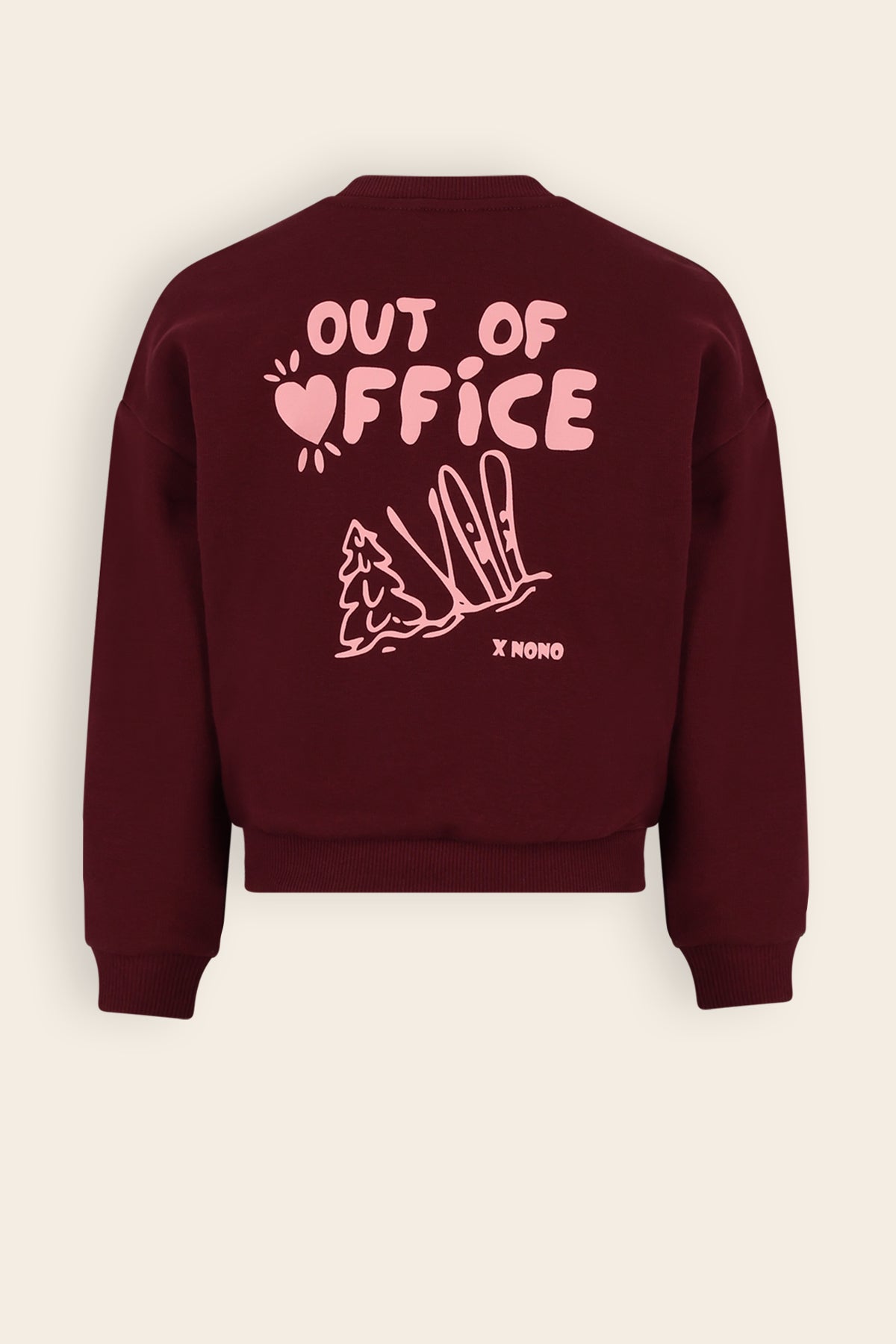 NoNo Konono Zachte Sweater Bordeaux