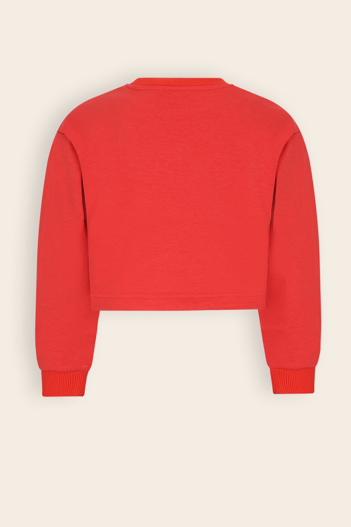 NoNo Kuya Cropped Zachte Sweater Rood