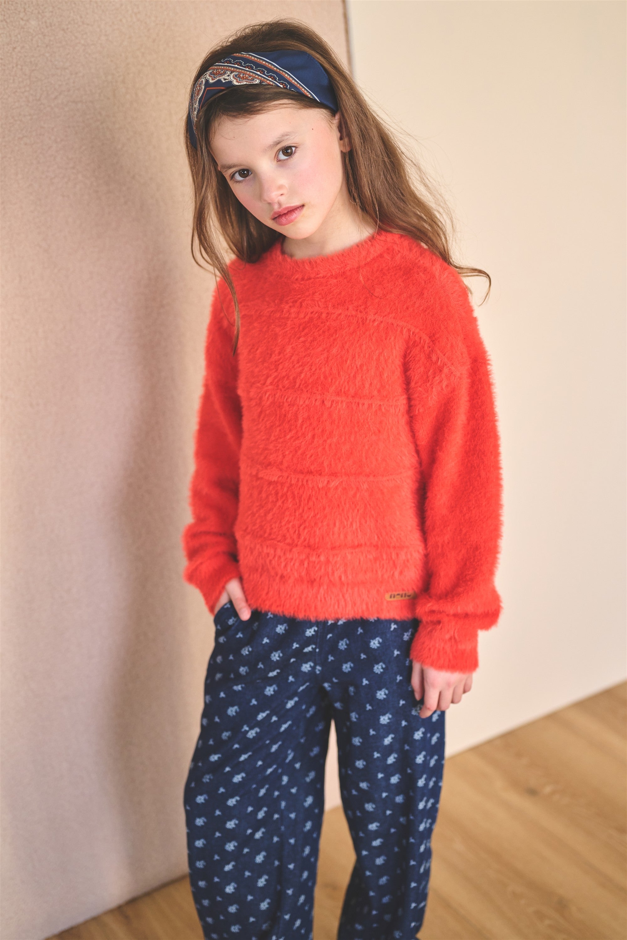 NoNo Keson Zachte Gebreide Trui Rood