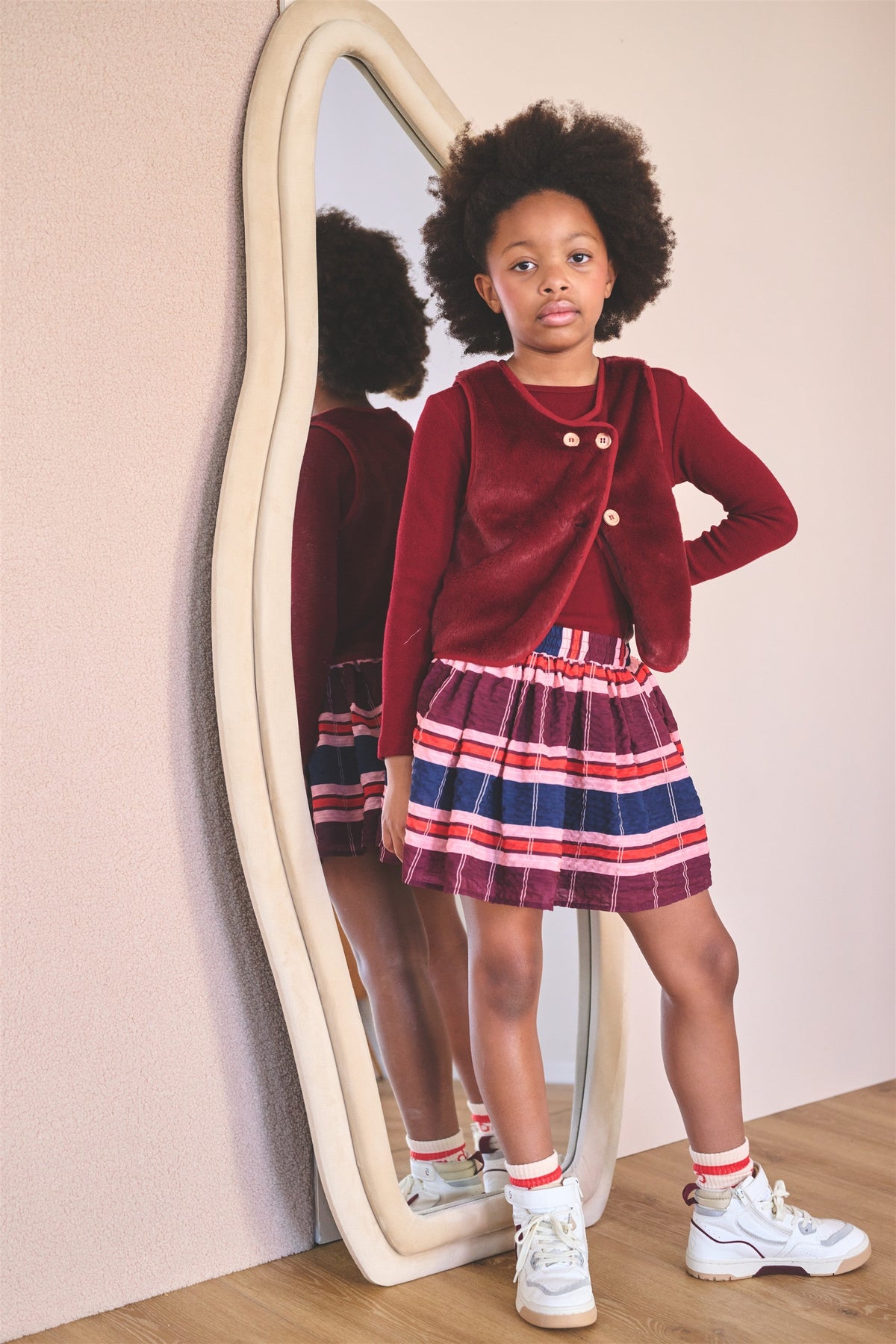 NoNo Karea Bont Gilet Bordeaux