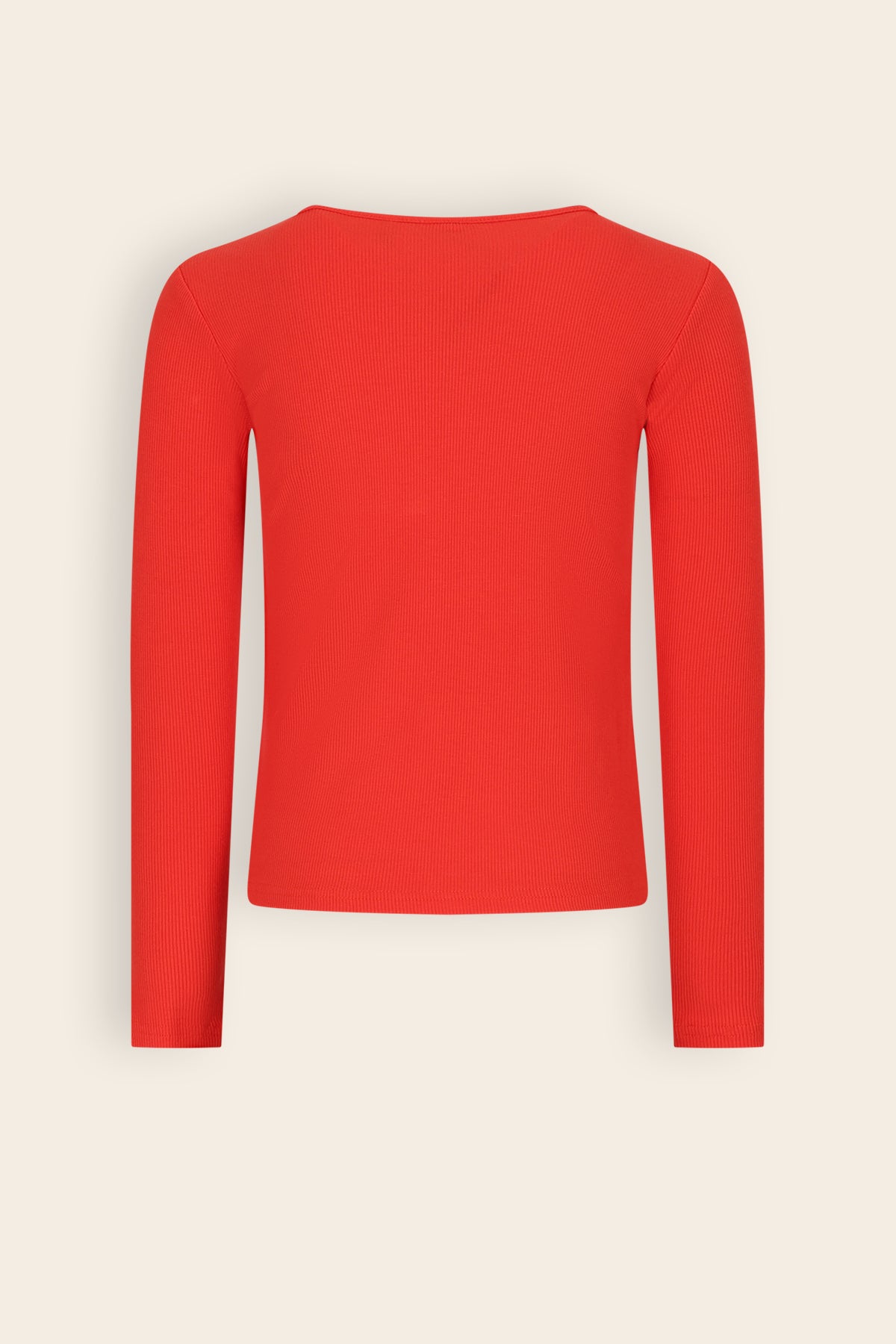 NoNo Kess Essential Rib Jersey Tshirt Rood