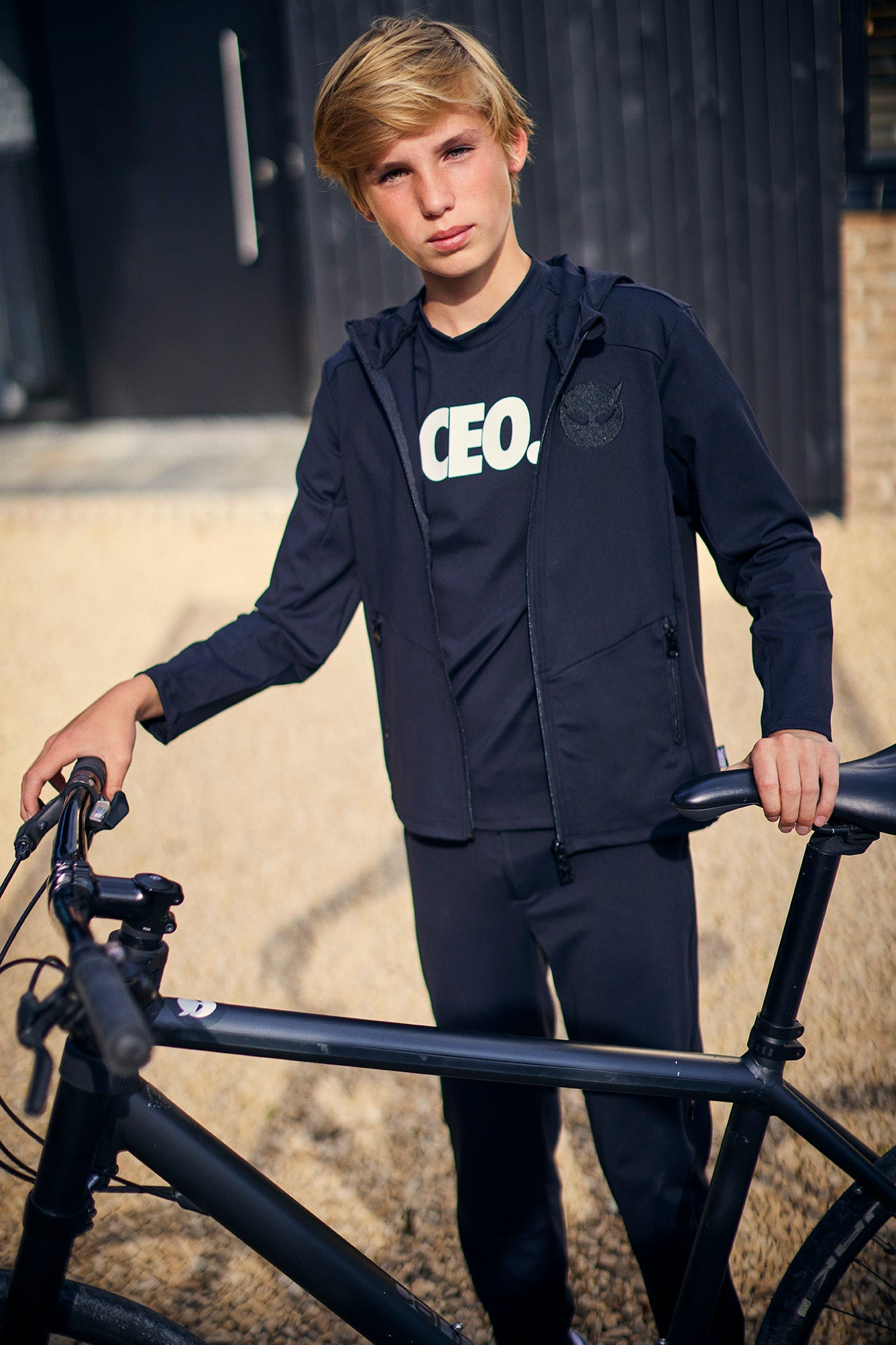 SuperRebel Surfer Shirt Black Ceo