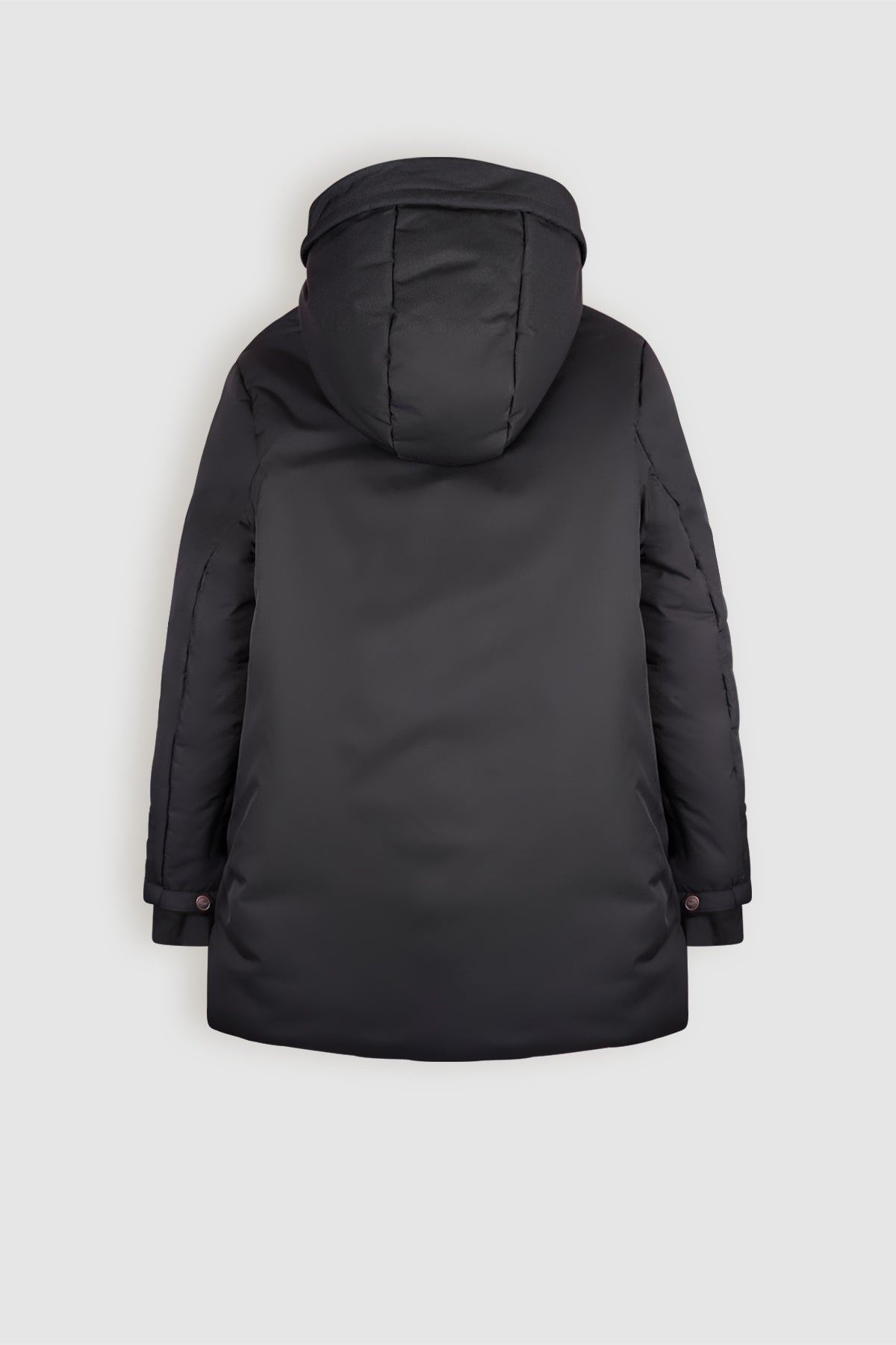 NoBell' Belvine Lange Jas met Capuchon Zwart
