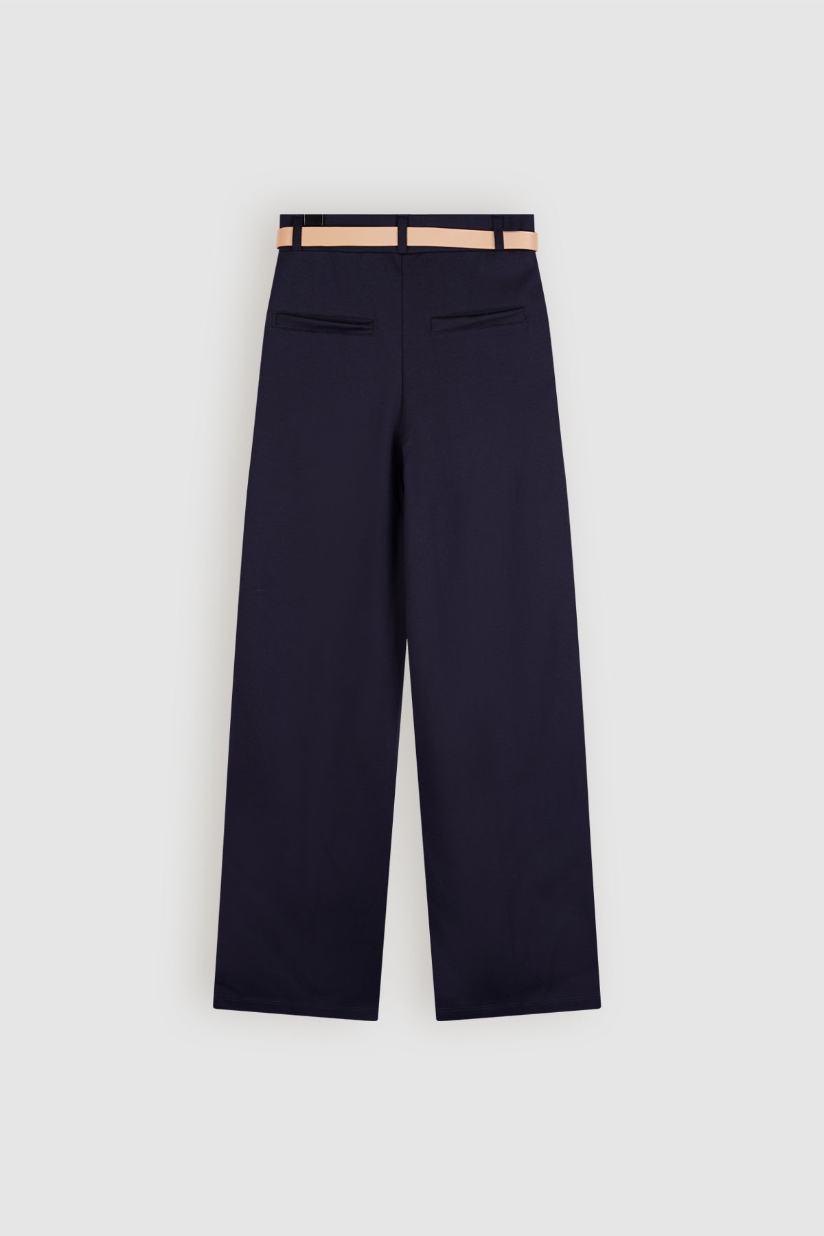 Salet Palazzo Broek met Riem Navy