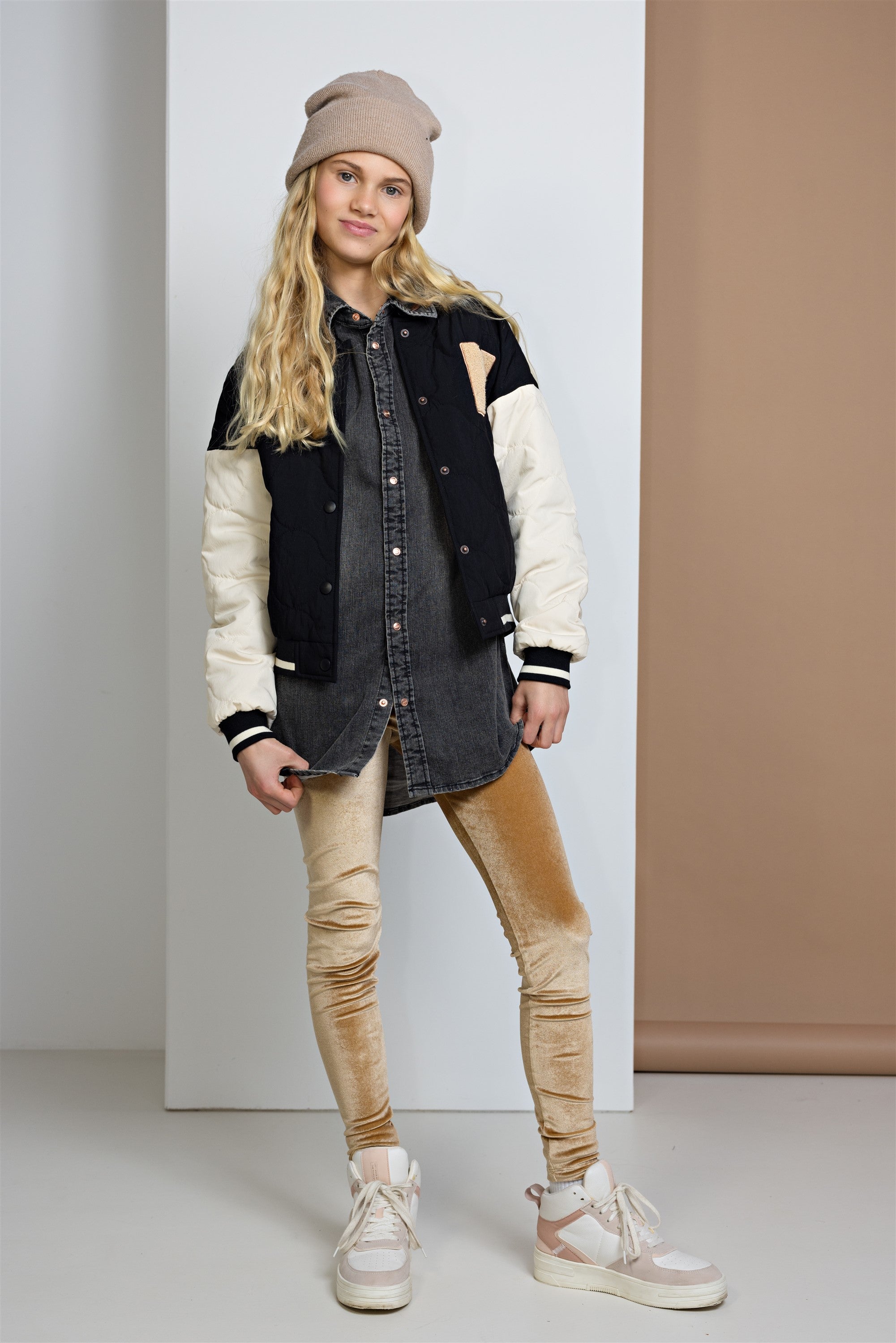 Timmy Denim Blouse Zwart