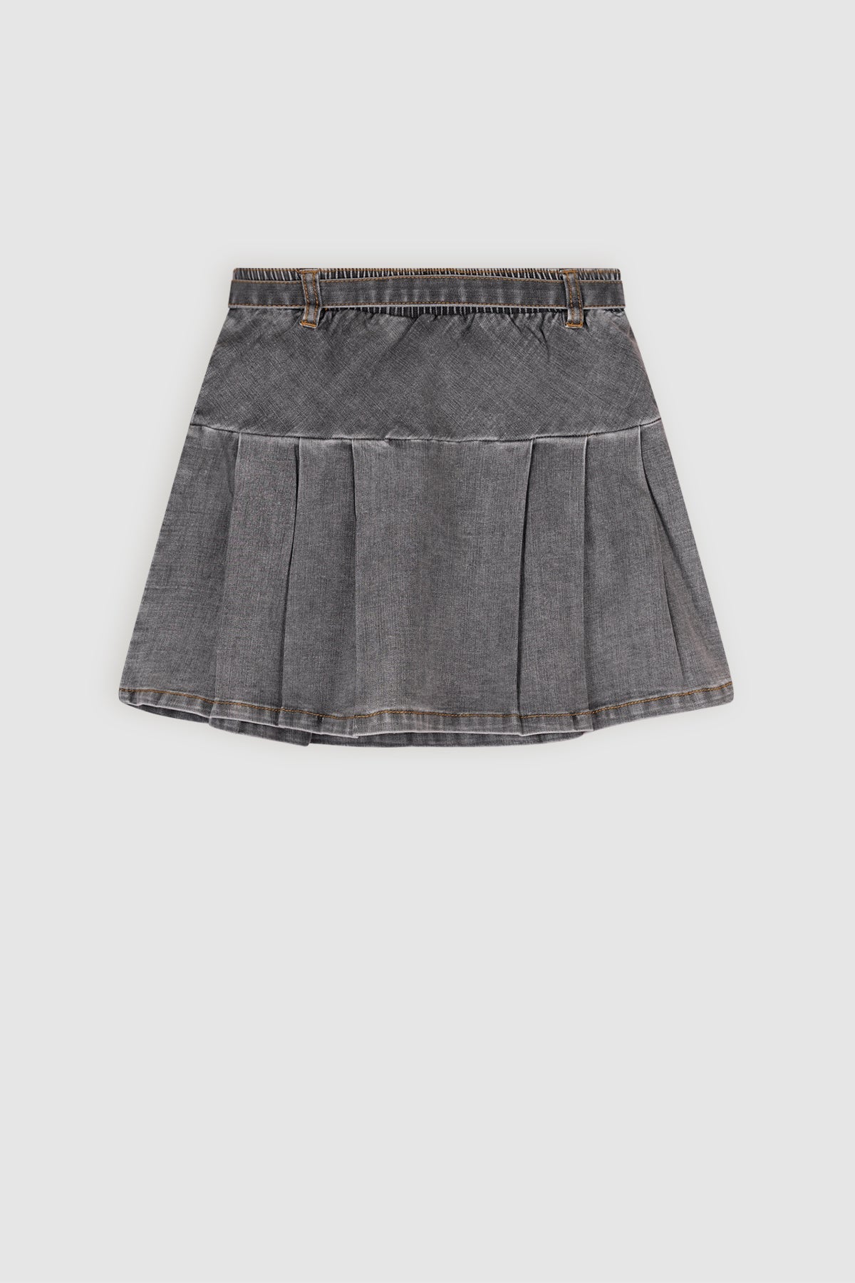 NoBell' Nimmy Denim Plooirok Zwart