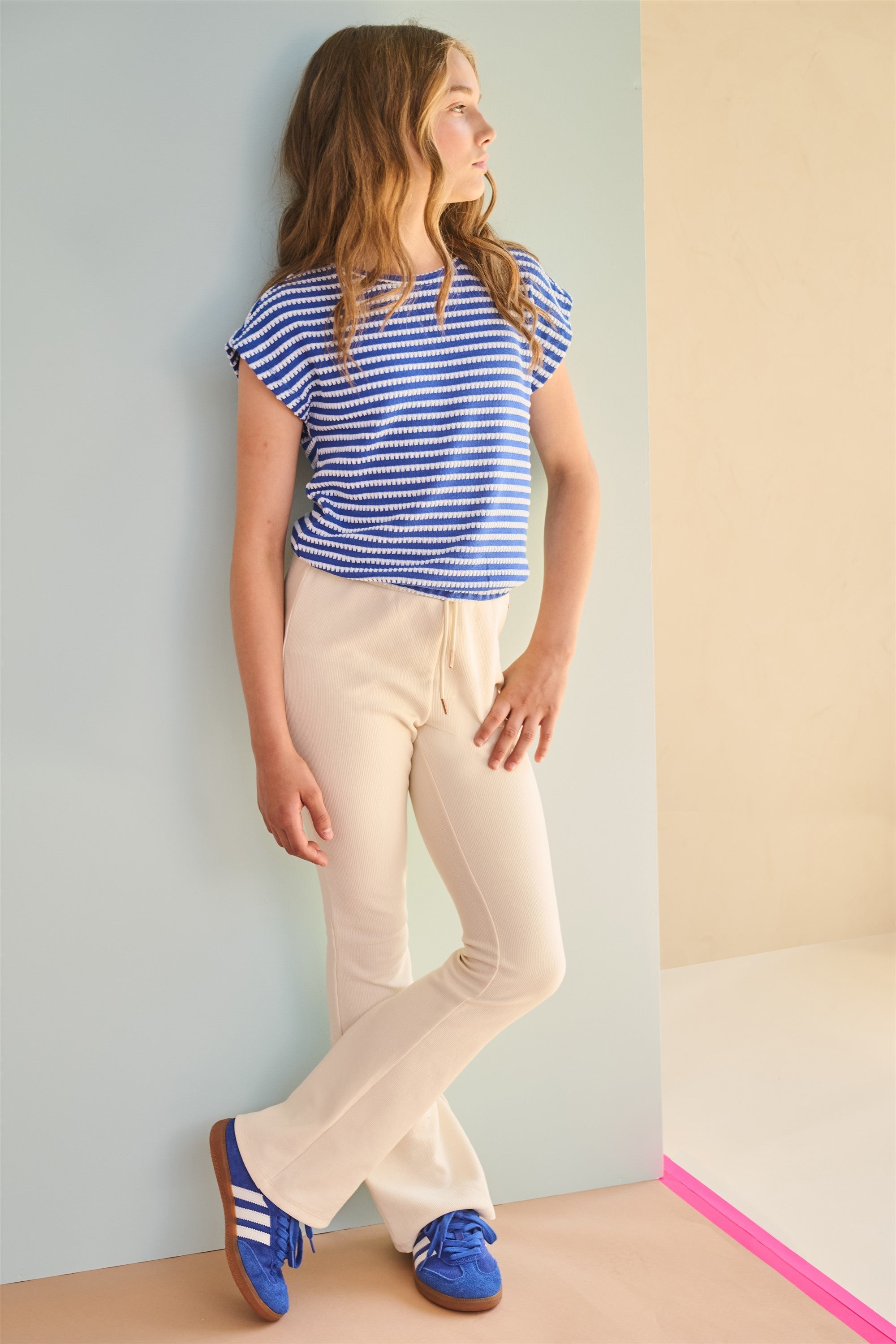 NoBell' Sady Flared Broek Ivoor