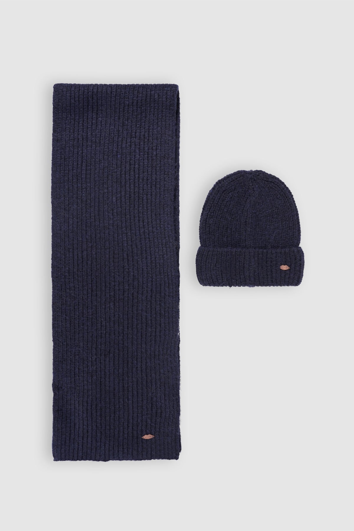 NoBell' Ronja Muts En Sjaal Set Donker Blauw
