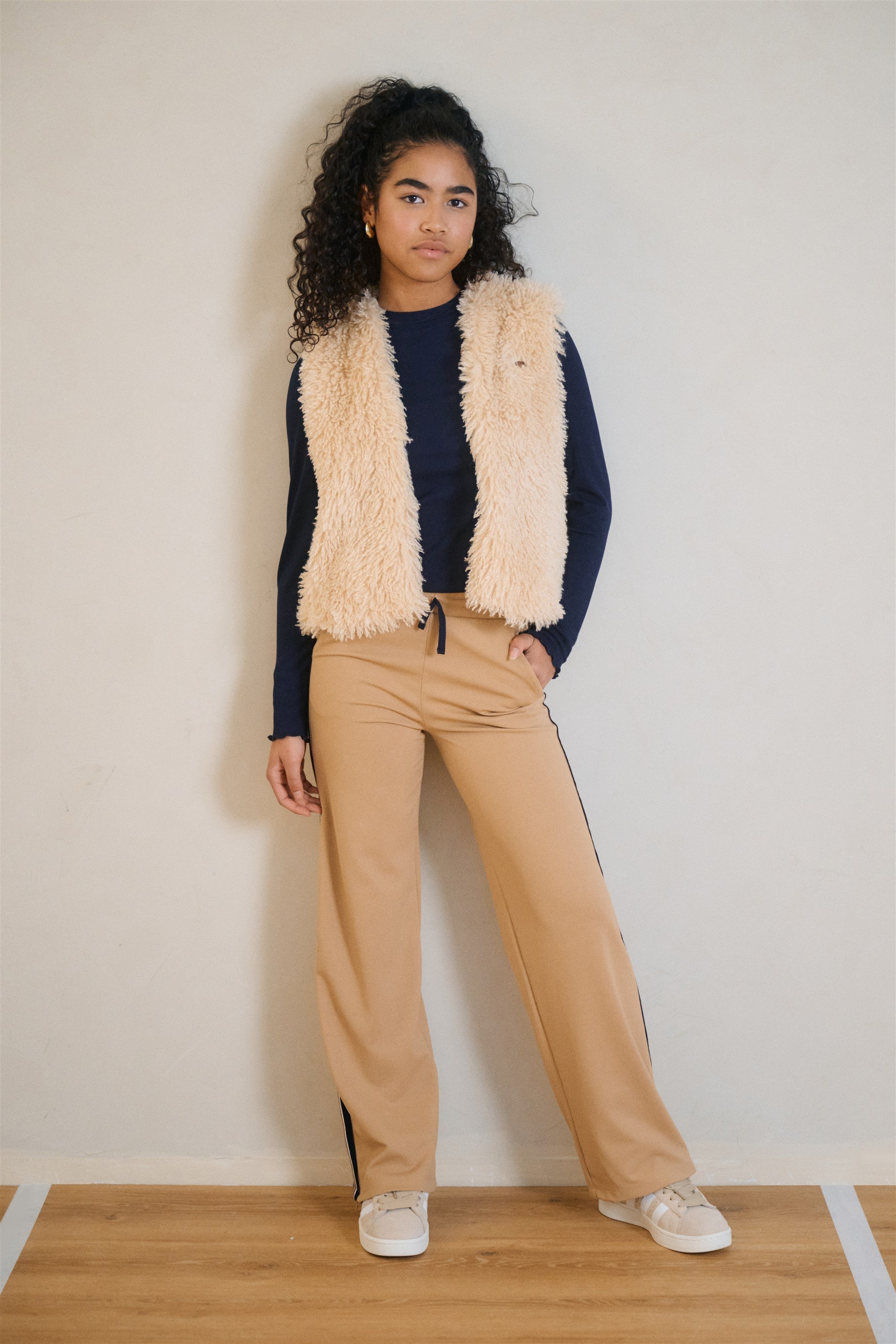 NoBell' Krop Essential Crop Top Donkerblauw