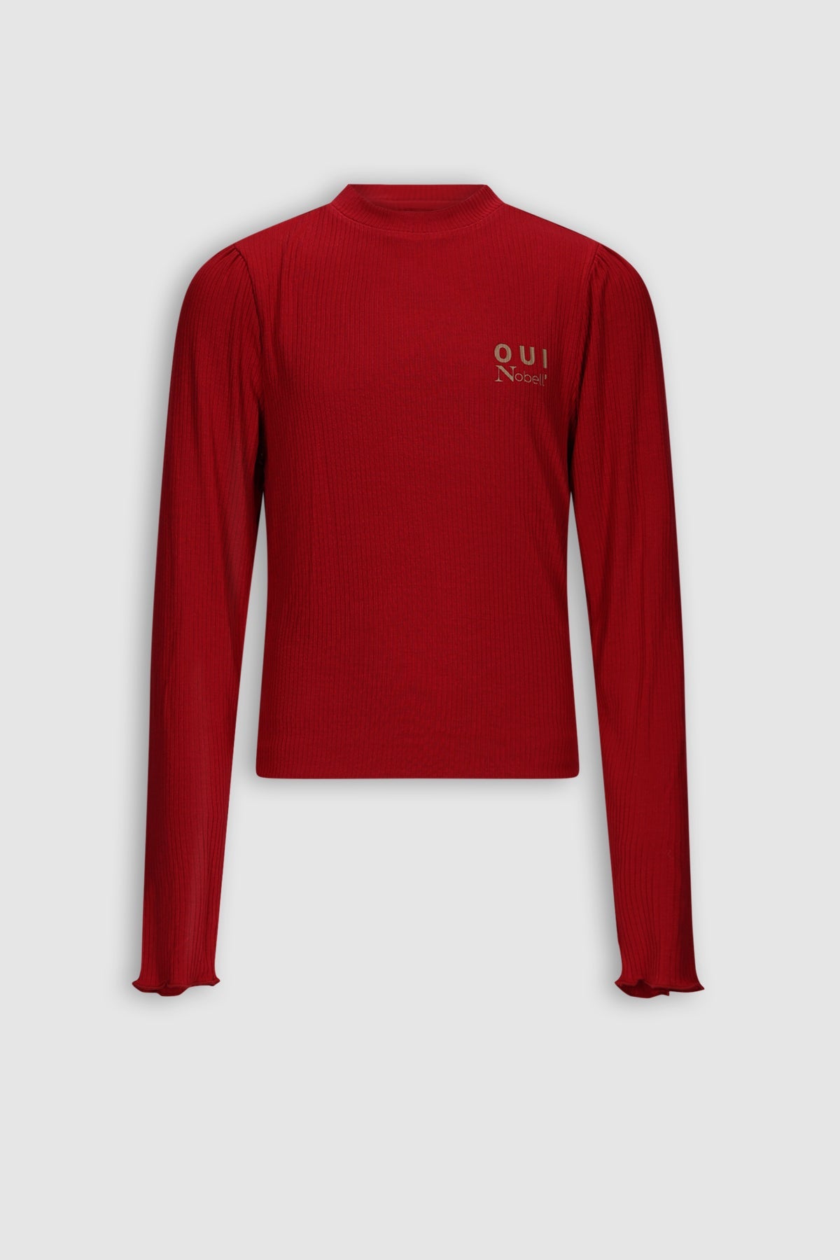 NoBell' Krop Essential Crop Top Rood