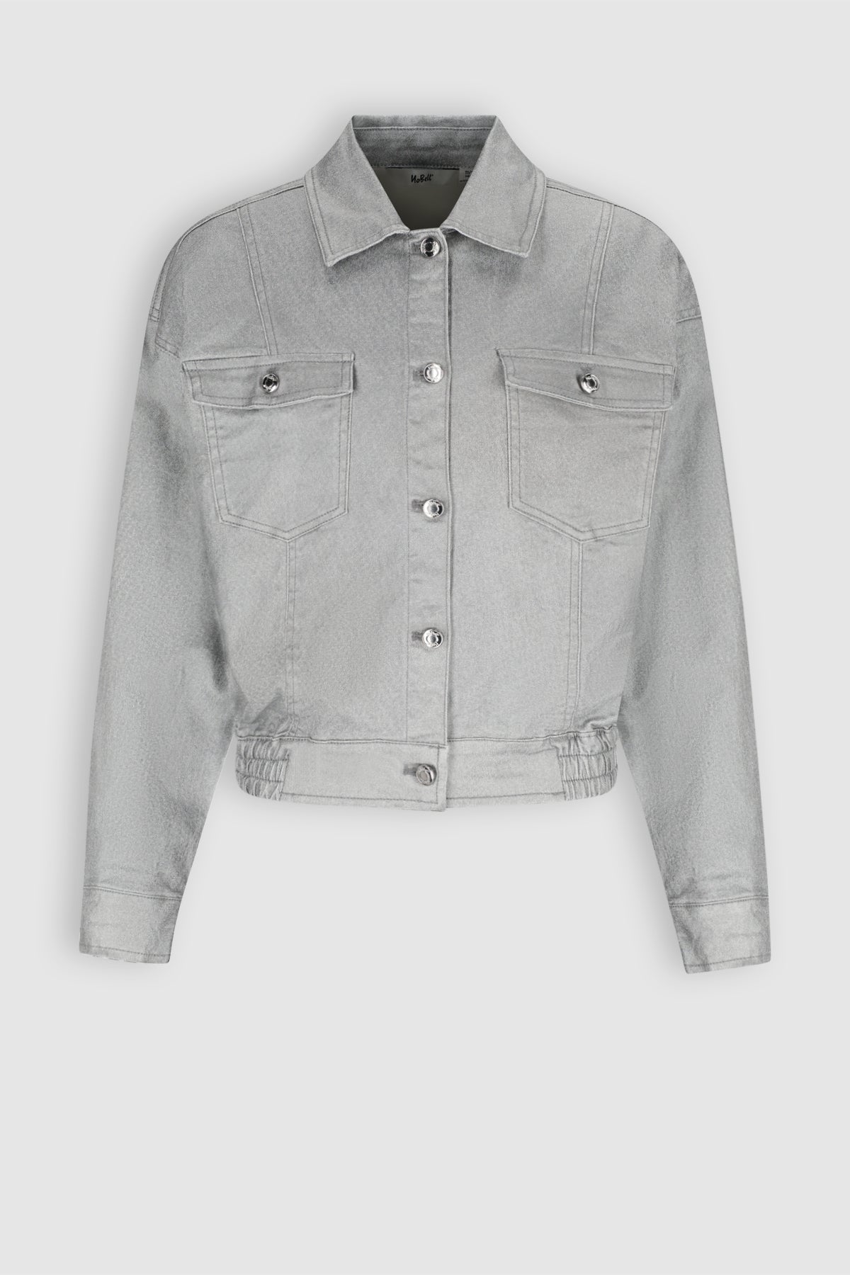 NoBell' Boaz Shiny Denim Jas Grijs