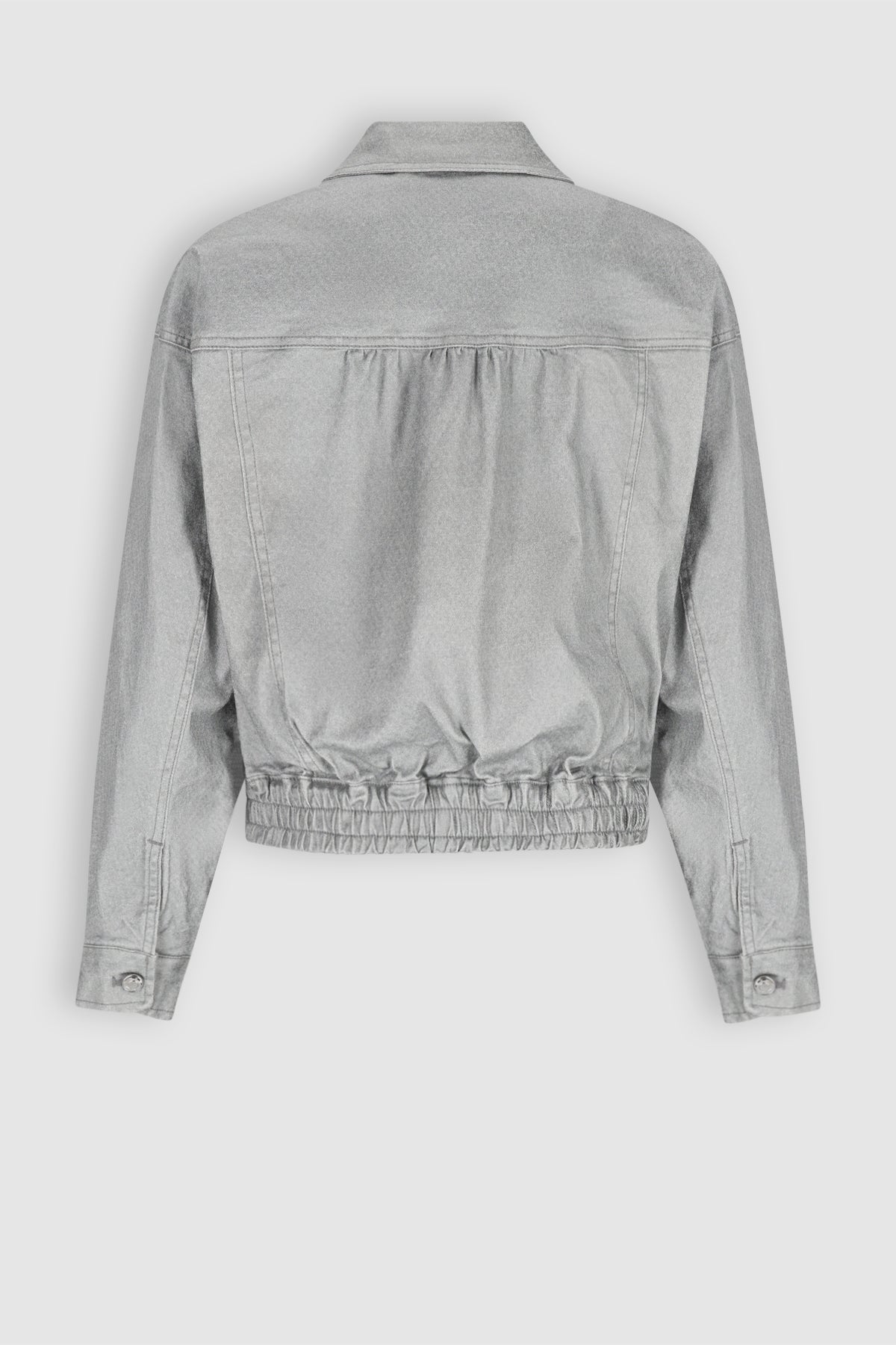 NoBell' Boaz Shiny Denim Jas Grijs