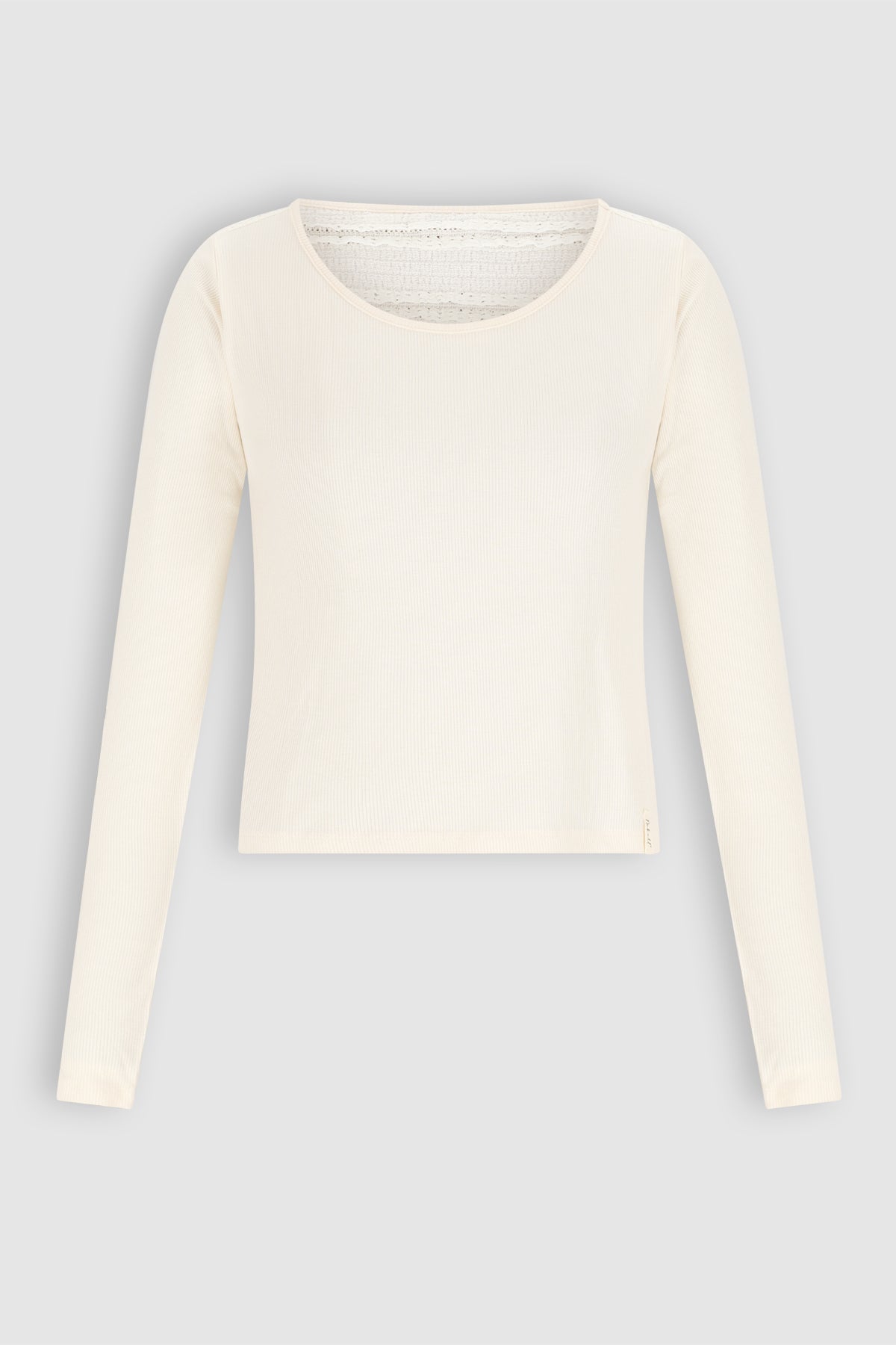 NoBell' Kallet Jersey Top Lange mouw Ivoor