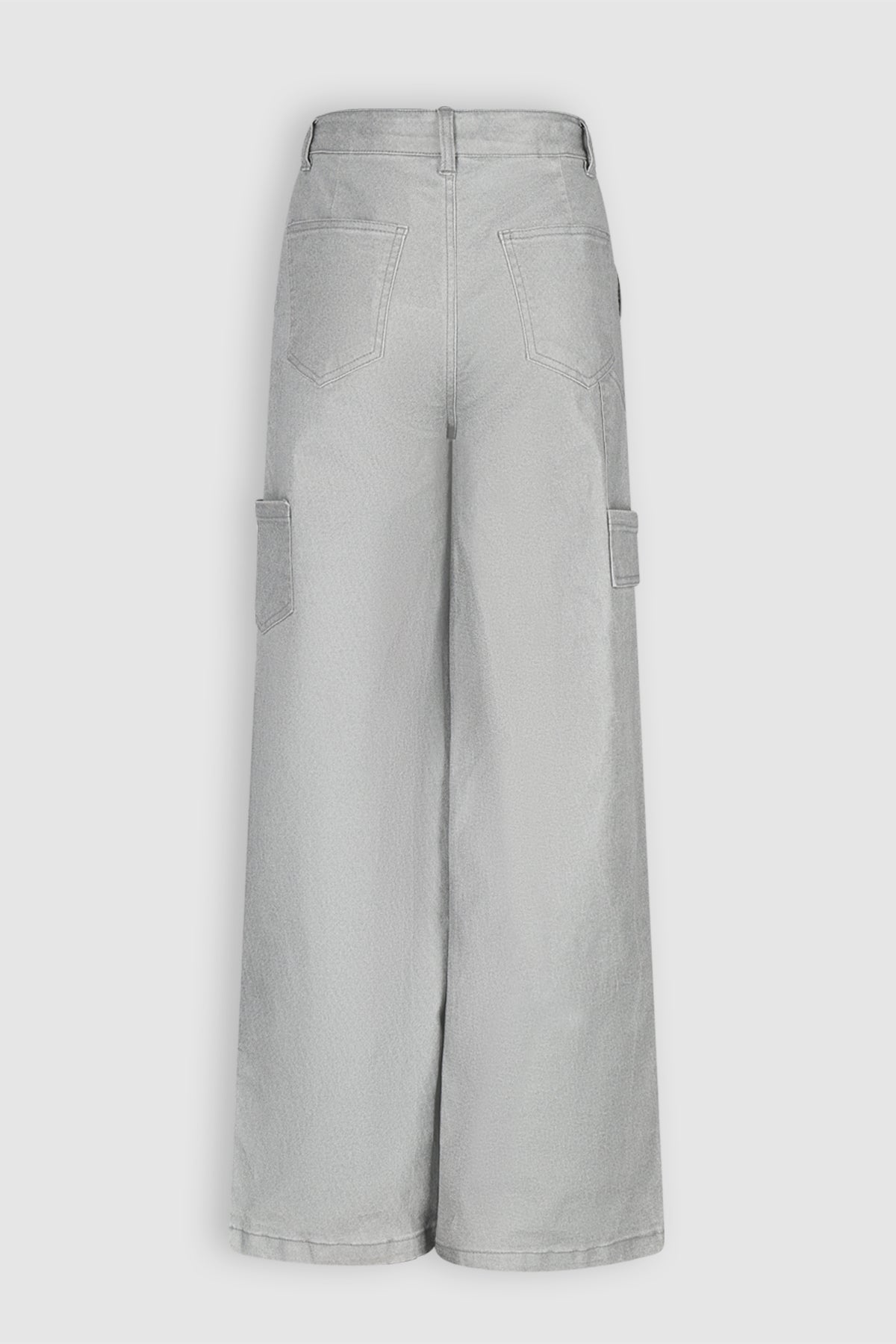 NoBell' Suca Shiny Denim Broek Grijs