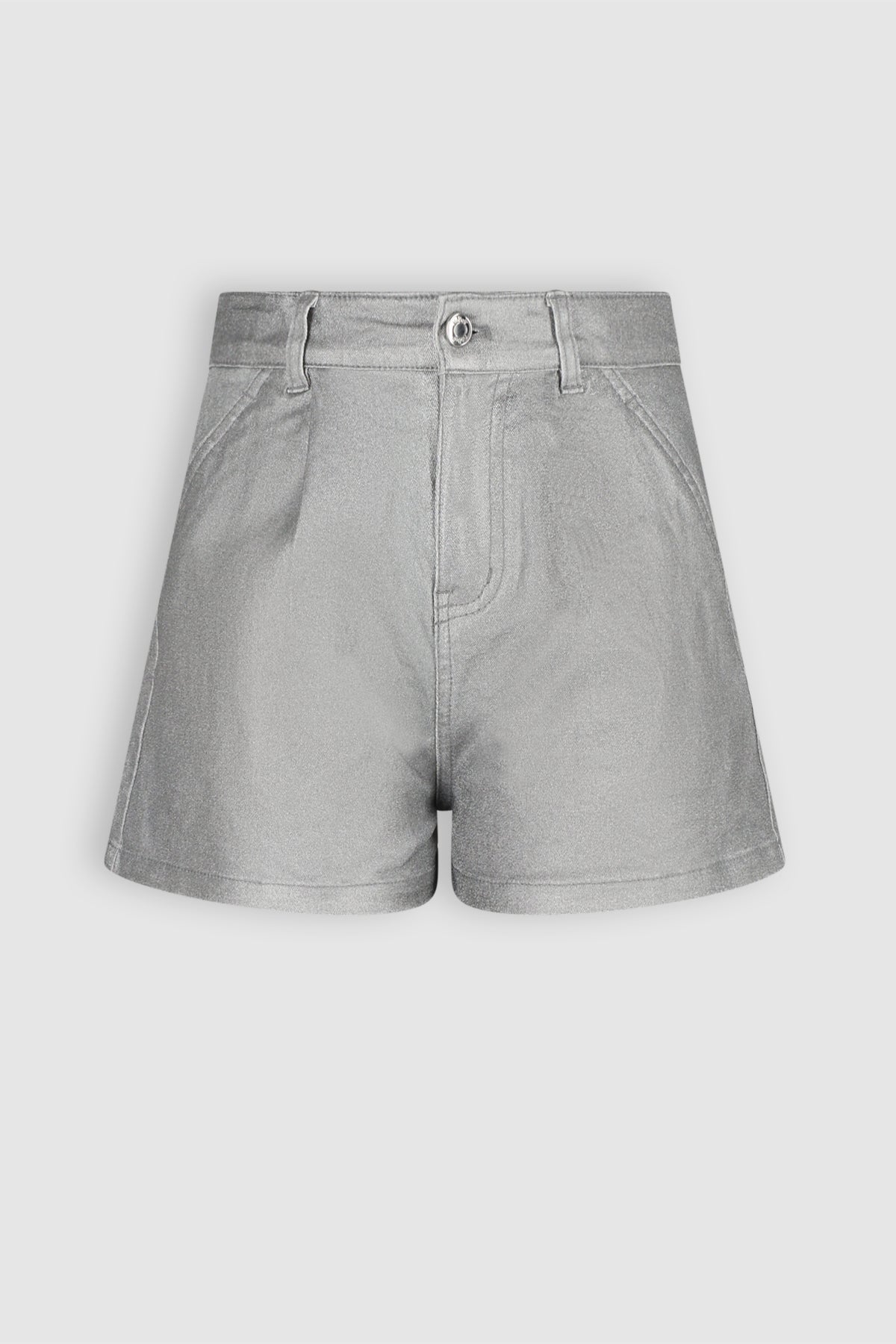 NoBell' Sevia Denim Shiny Short Grijs