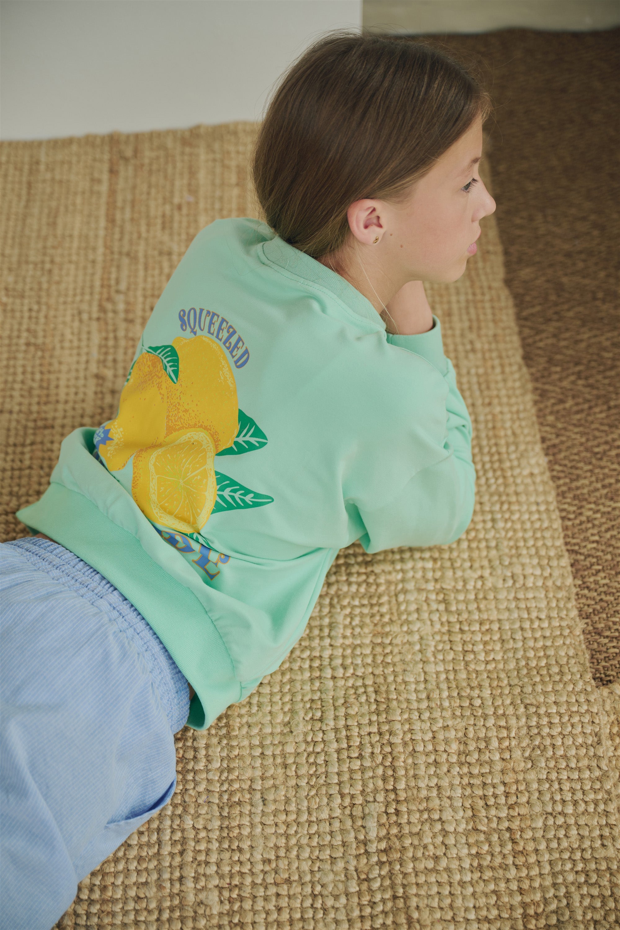 NoBell' Kim Sweater met rugprint Groen