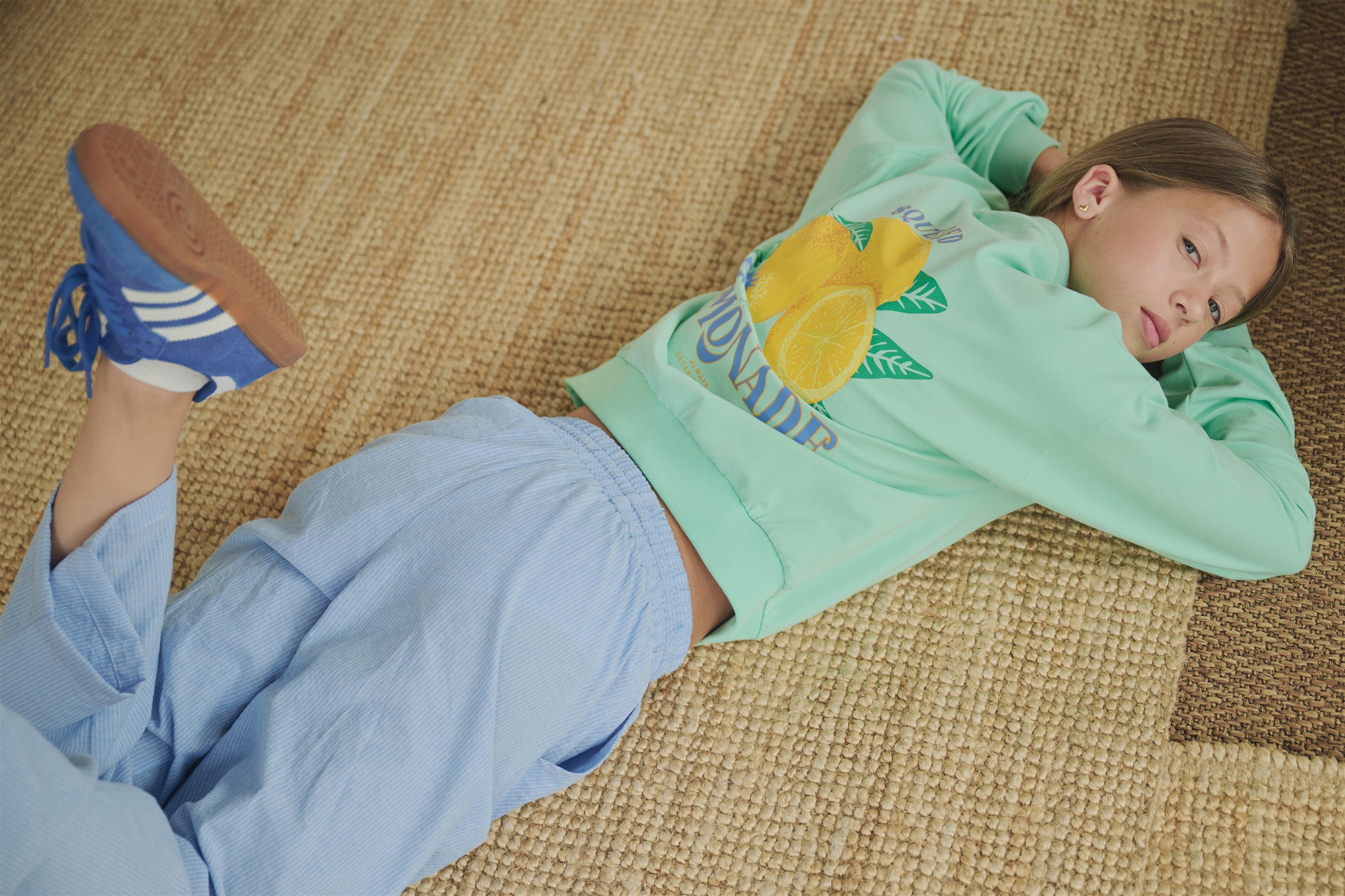 NoBell' Kim Sweater met rugprint Groen