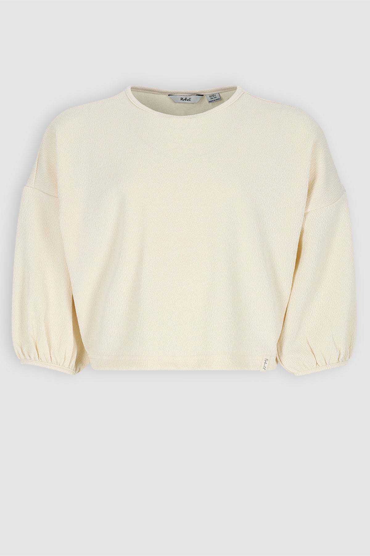 NoBell' Kess Oversized Crop Top Ivoor