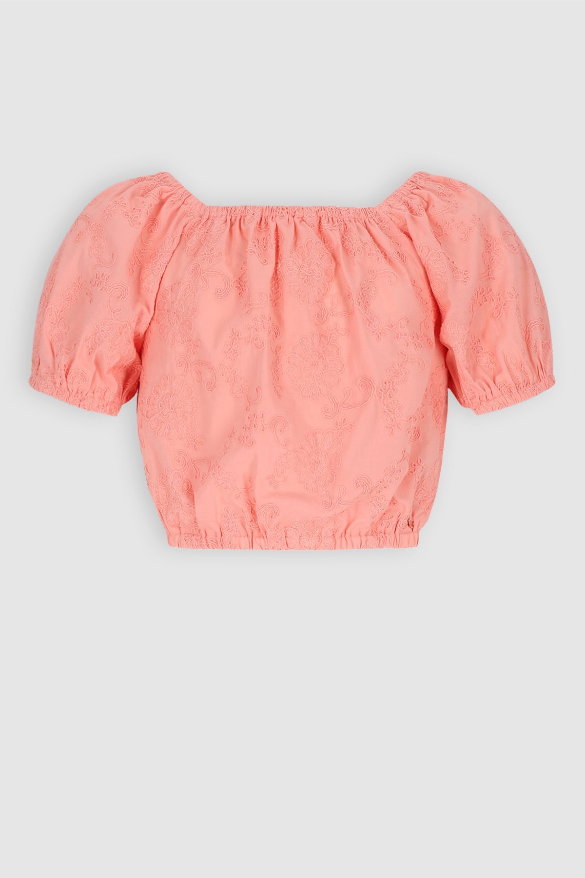 NoBell' Tomu Geborduurde Blouse Roze