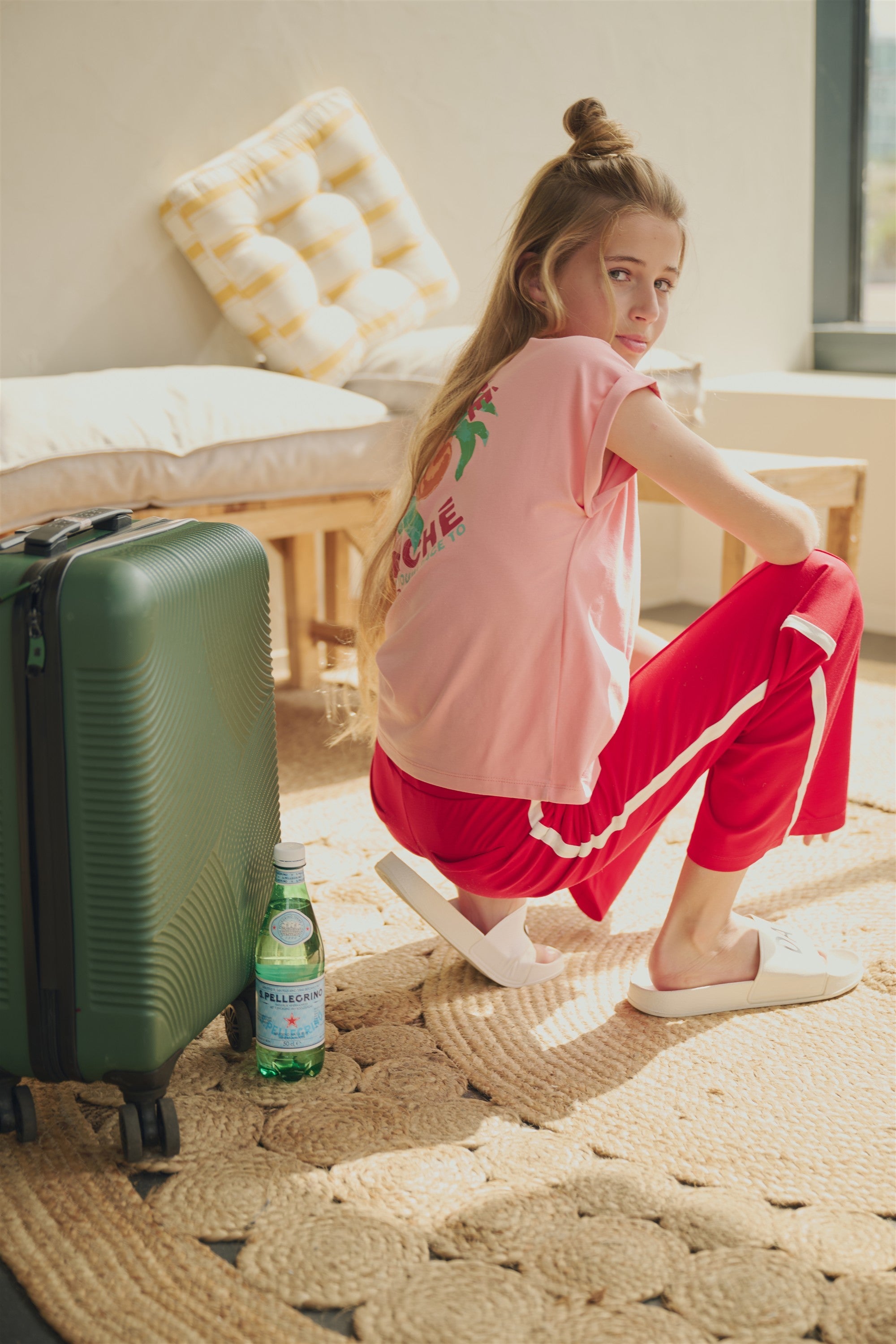 NoBell' Kasis T-Shirt mit Enchante-Rückenprint Rosa