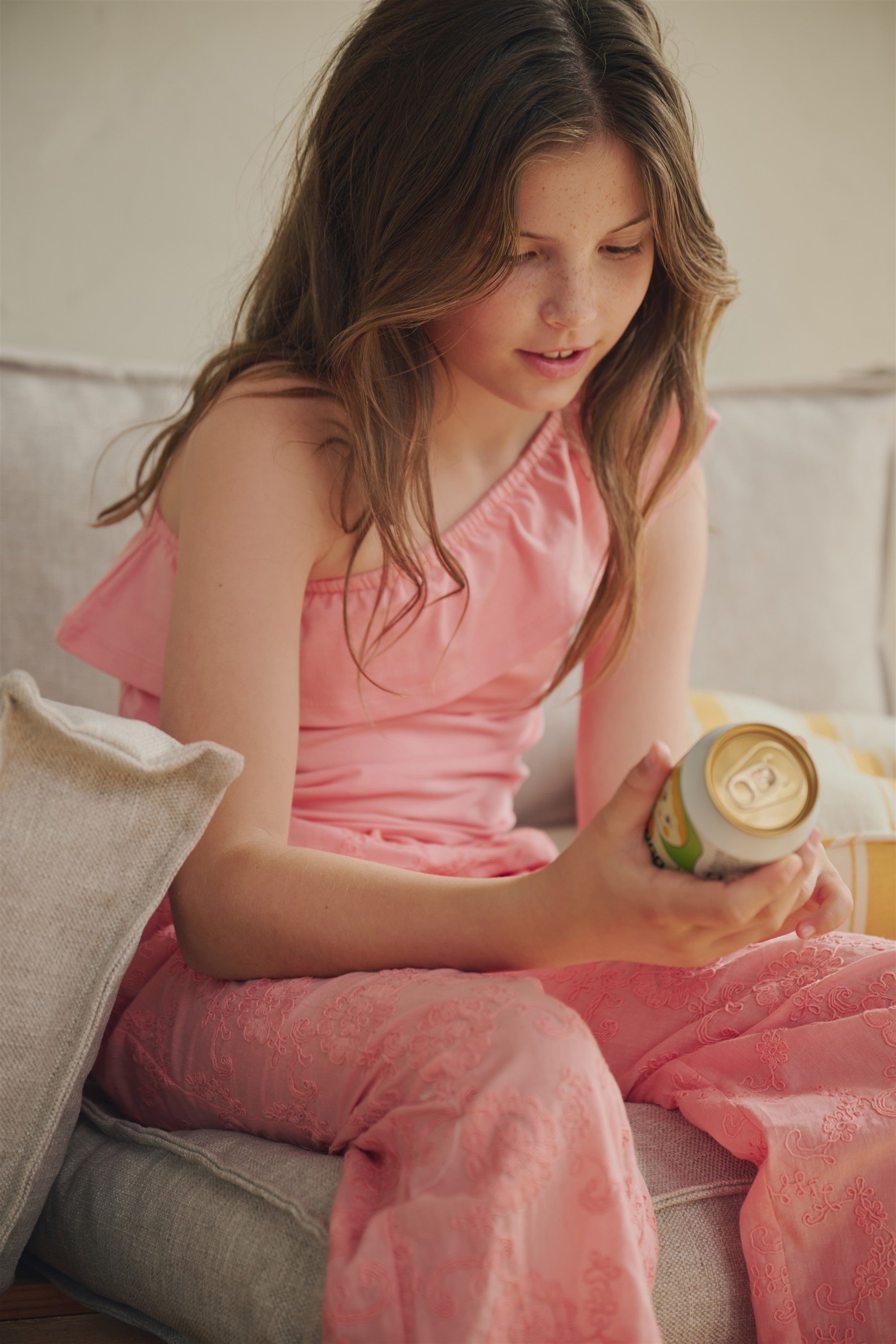 NoBell' Kean Open Shoulder Top Pink