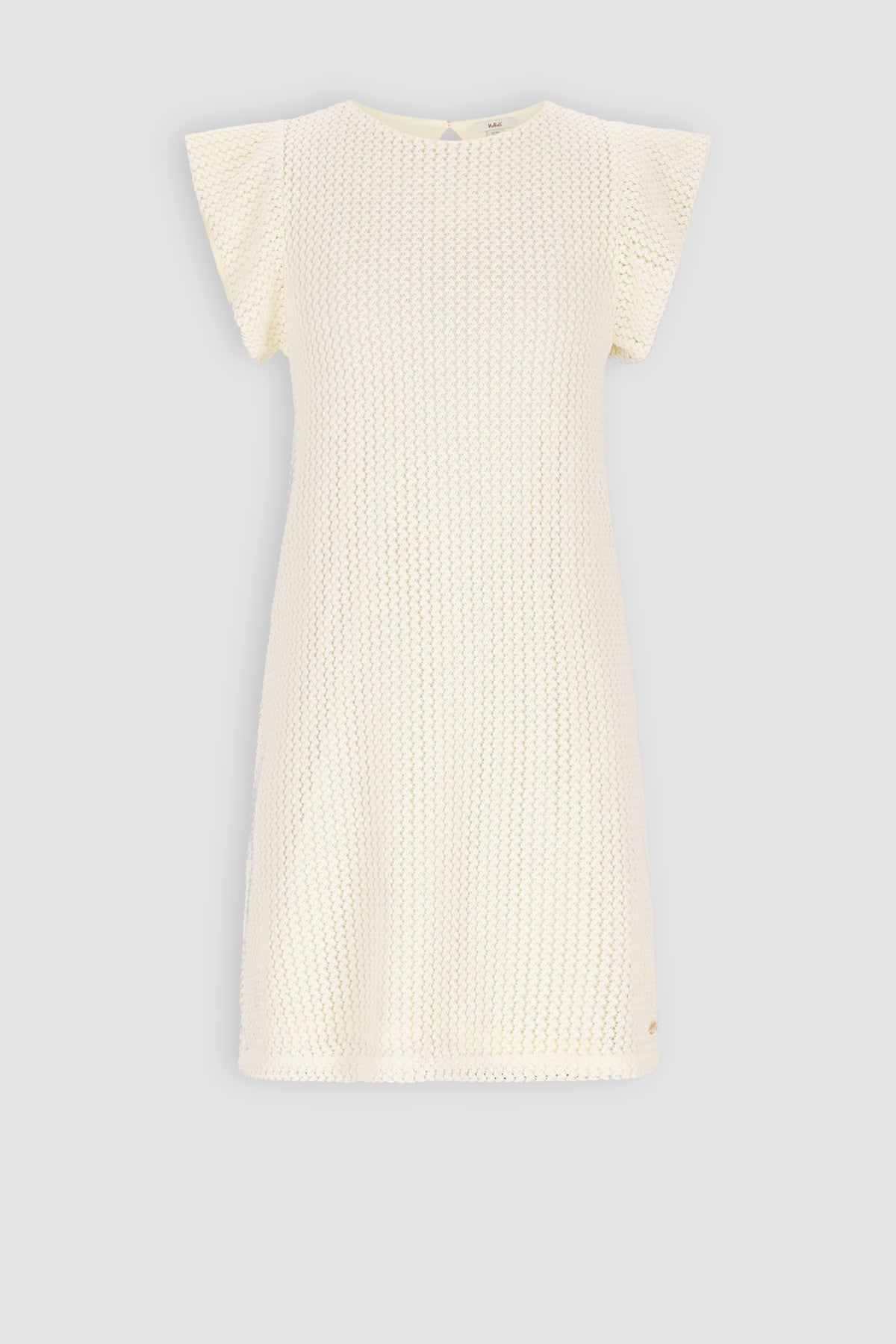 NoBell' Myra Crochet Jurk Ivoor