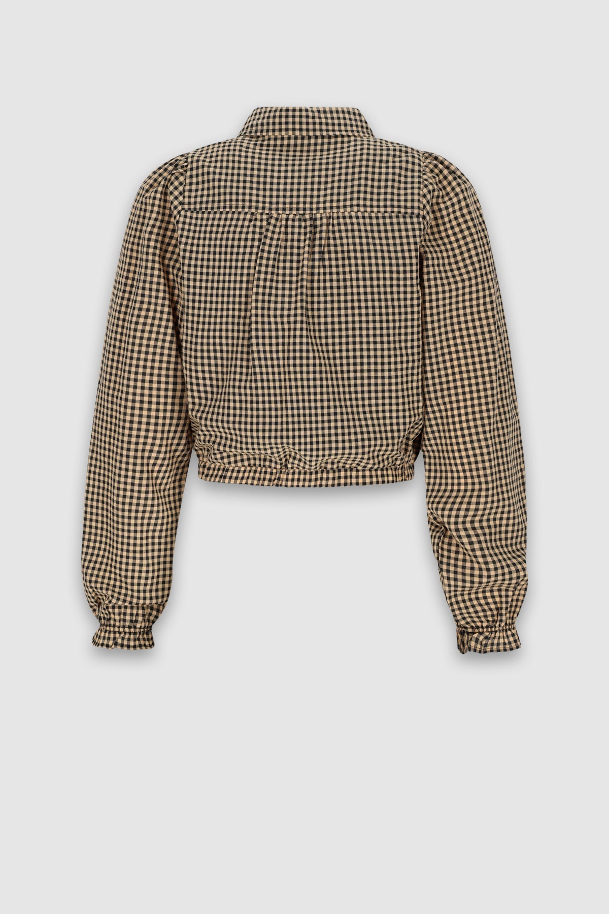 NoBell' Tikky Geruiten Blouse Zwart