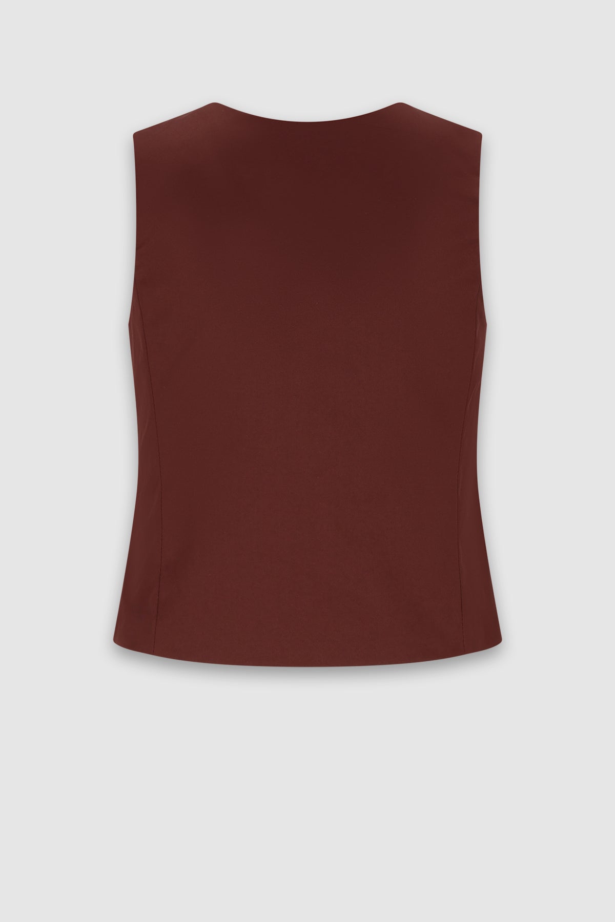 NoBell' Tops Twill Gilet Donkerbruin