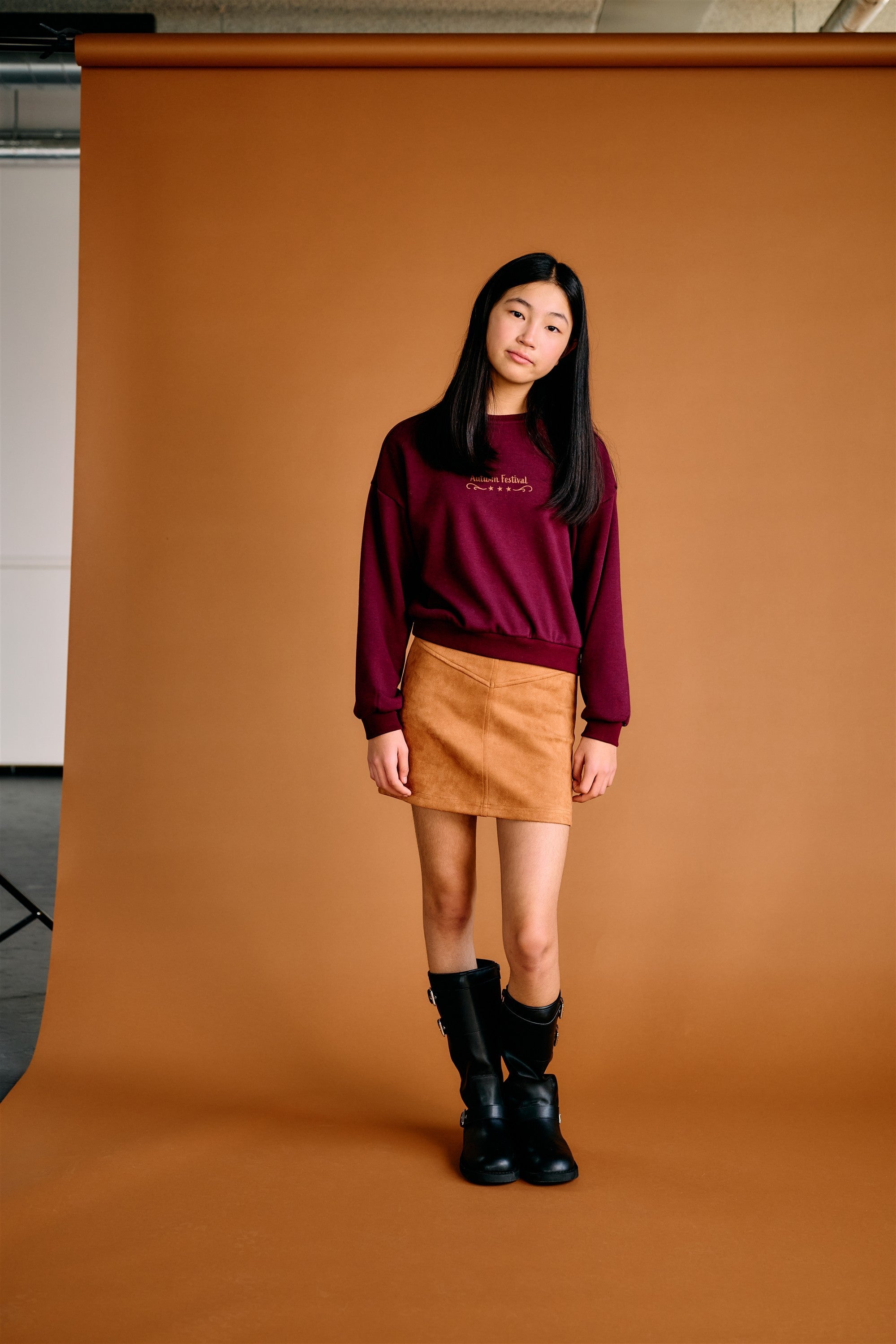 NoBell' Kim Super Zachte Sweater Bordeaux