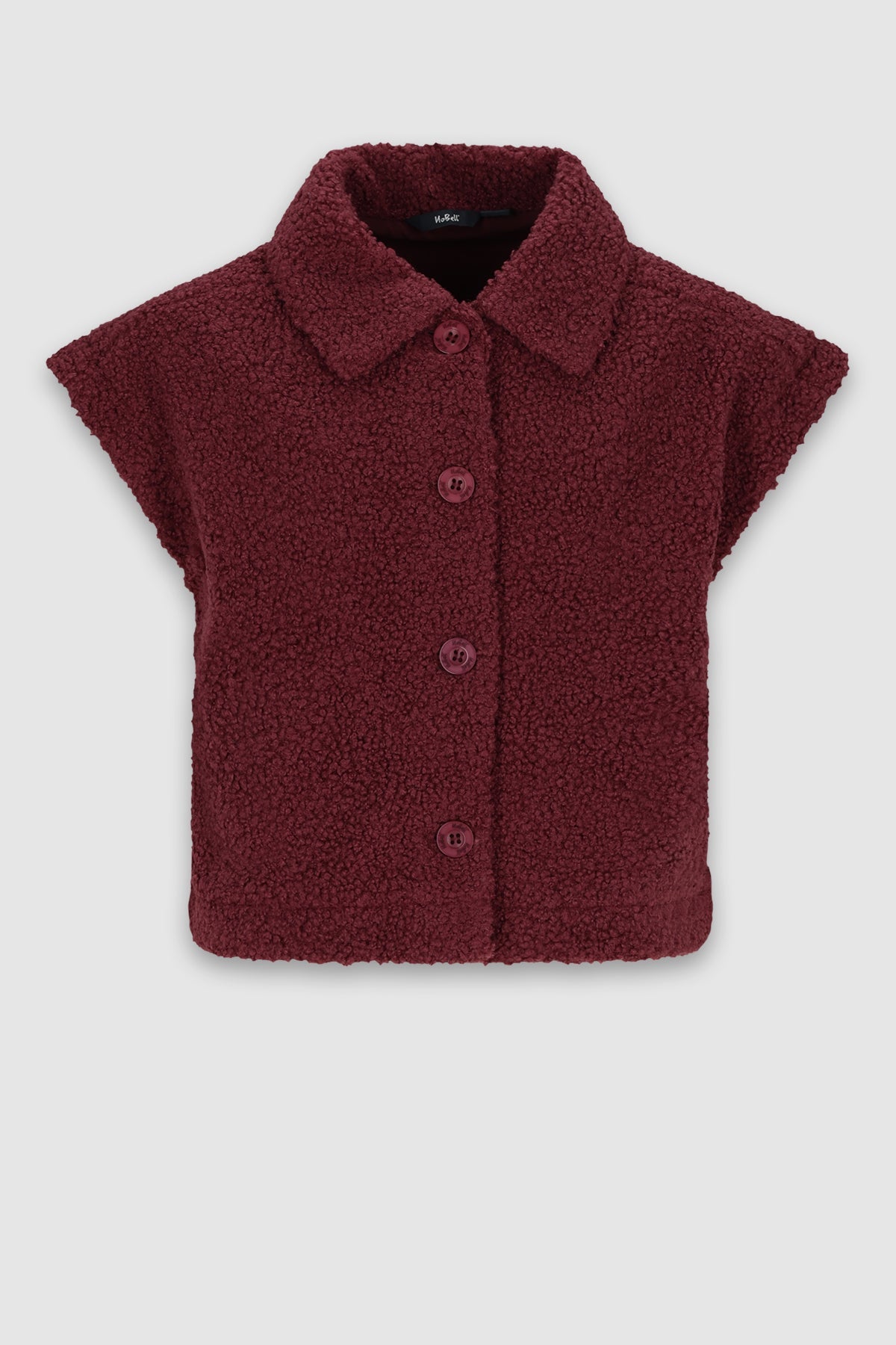 NoBell' Kaban Teddy Vest Bordeaux