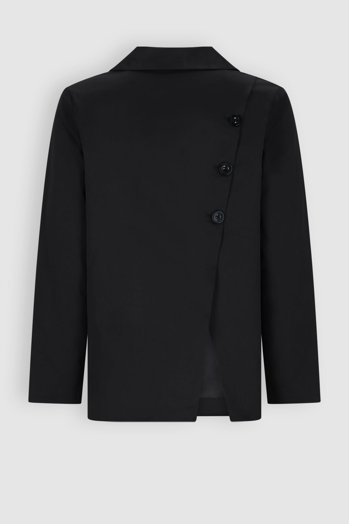 NoBell' Daze Twill Oversized Colbert Zwart
