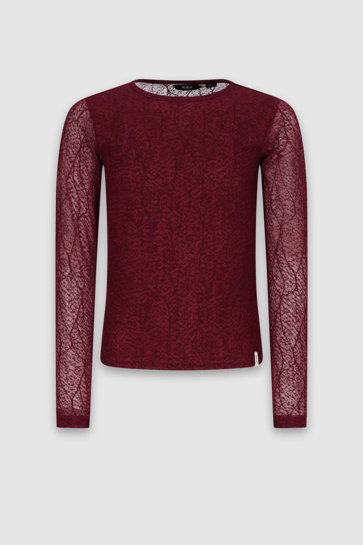 NoBell' Kaya Mesh Top Bordeaux